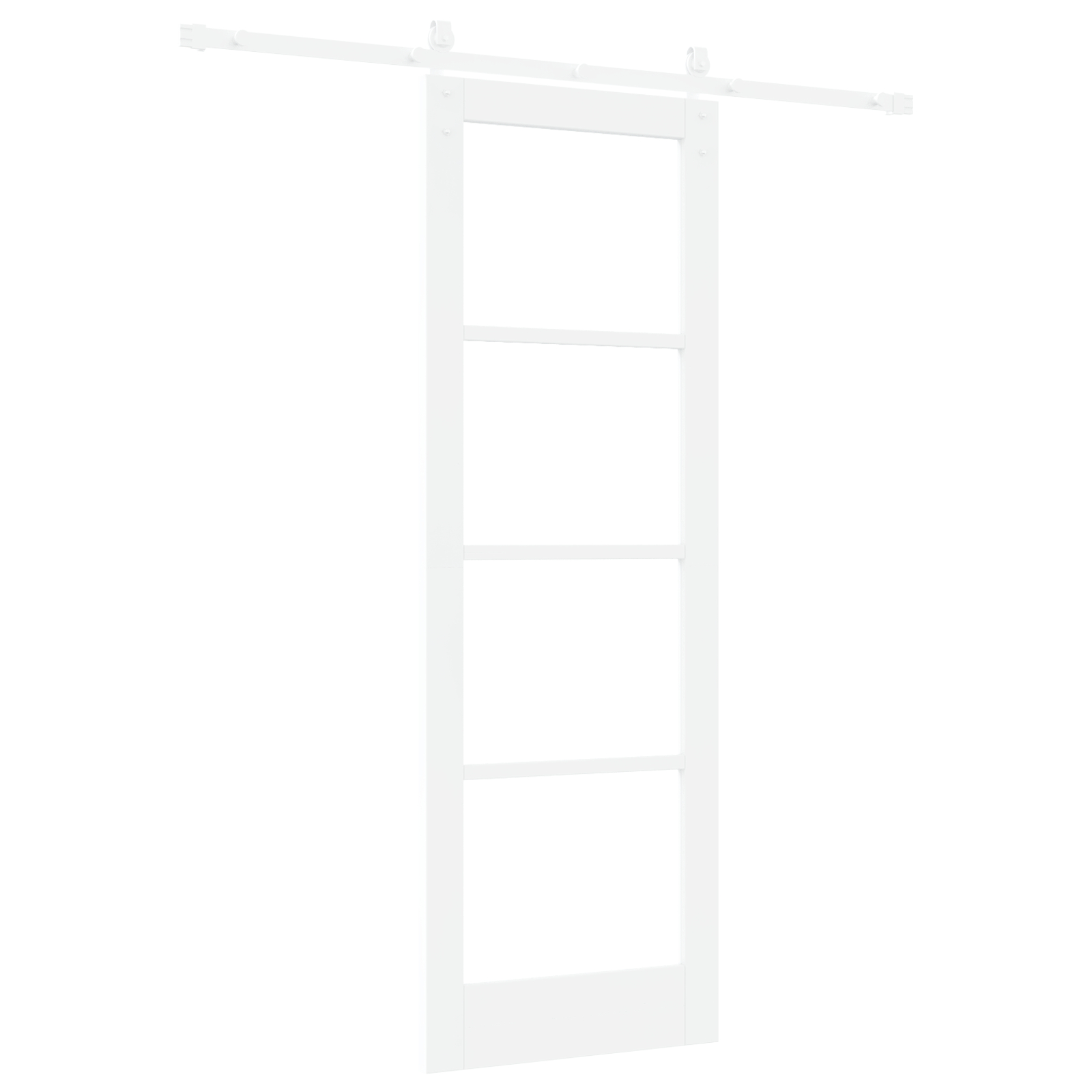 vidaXL Ușă glisantă ORKDAL Alb 73.5 x 211 cm Lemn masiv de pin