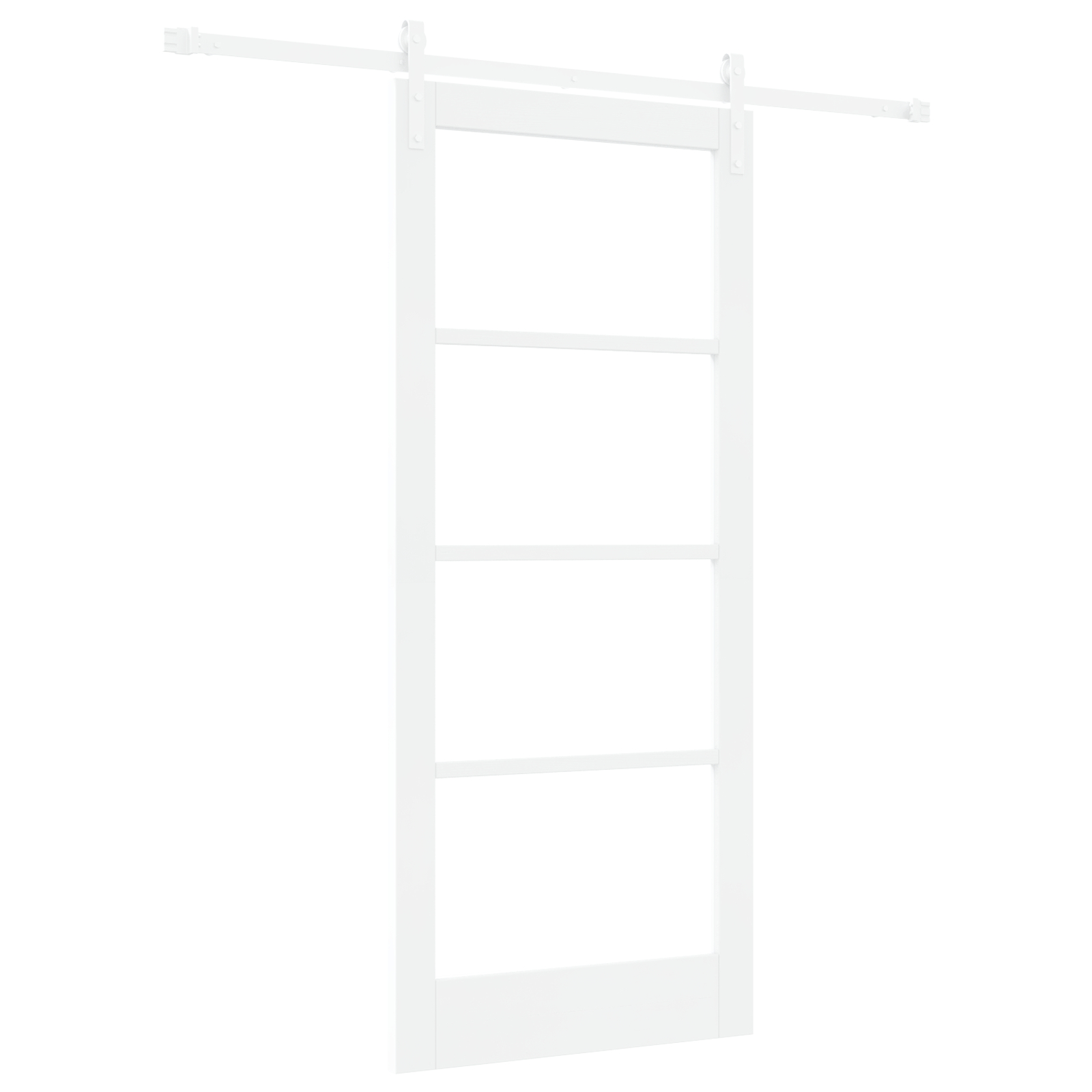 vidaXL Ușă glisantă ORKDAL Alb 86 x 198.5 cm Lemn masiv de pin vidaXL Ușă glisantă ORKDAL Alb 86 x 198.5 cm Lemn masiv de pin