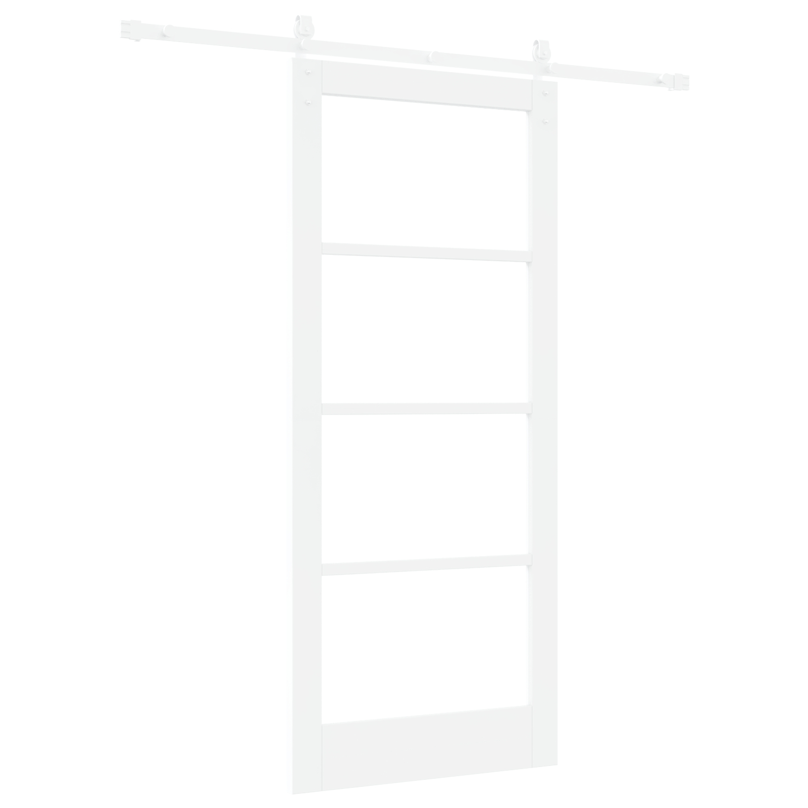 vidaXL Ușă glisantă ORKDAL Alb 86 x 198.5 cm Lemn masiv de pin vidaXL Ușă glisantă ORKDAL Alb 86 x 198.5 cm Lemn masiv de pin