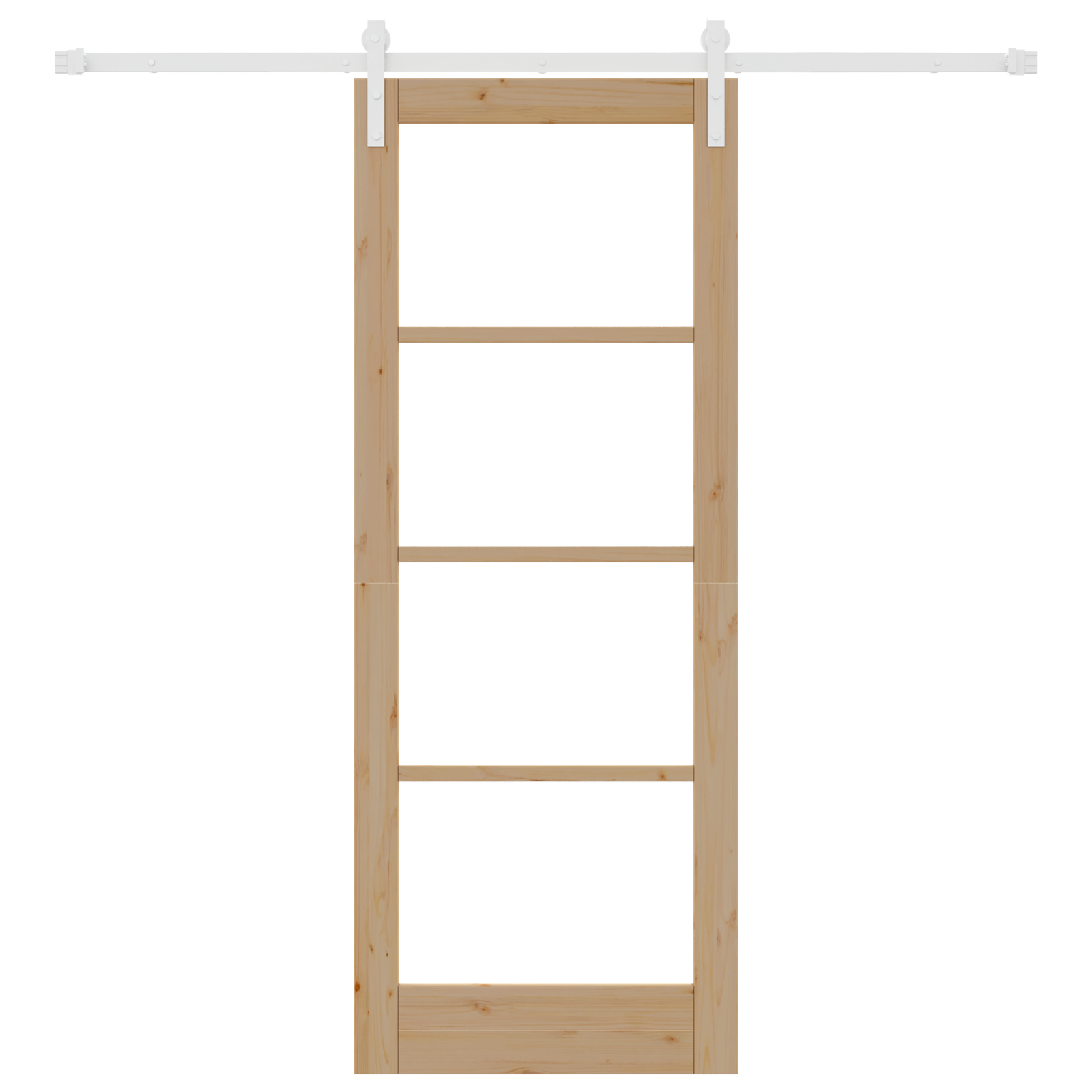 Ușă glisantă vidaXL cu set de accesorii 'ORKDAL'lemn solid & sticlă