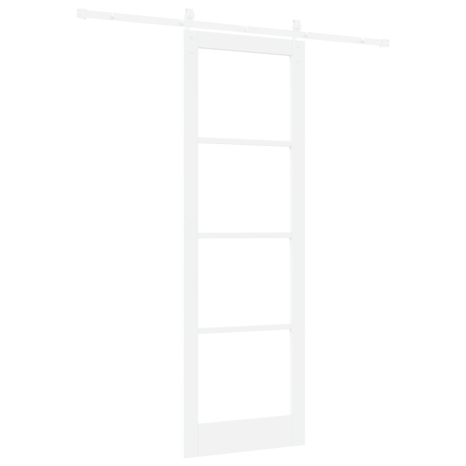 vidaXL Ușă glisantă ORKDAL Alb 78 x 232 cm Lemn masiv de pin vidaXL Ușă glisantă ORKDAL Alb 78 x 232 cm Lemn masiv de pin