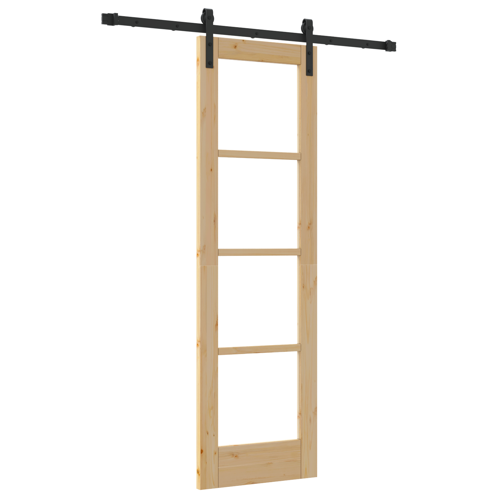Ușă glisantă vidaXL cu set de accesorii 'ORKDAL'61x198.5 cm