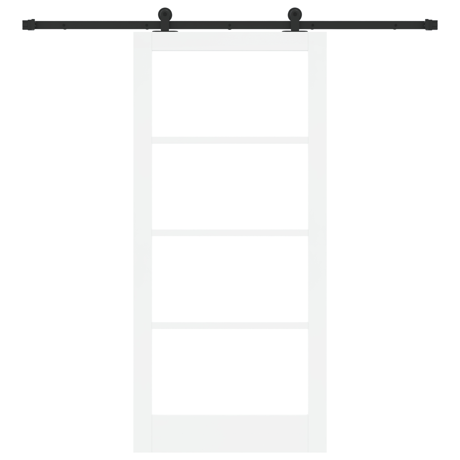 Ușa glisantă vidaXL cu set de accesorii 'ORKDAL'Alb Lemn Solid & Sticlă Ușa glisantă vidaXL cu set de accesorii 'ORKDAL'Alb Lemn Solid & Sticlă