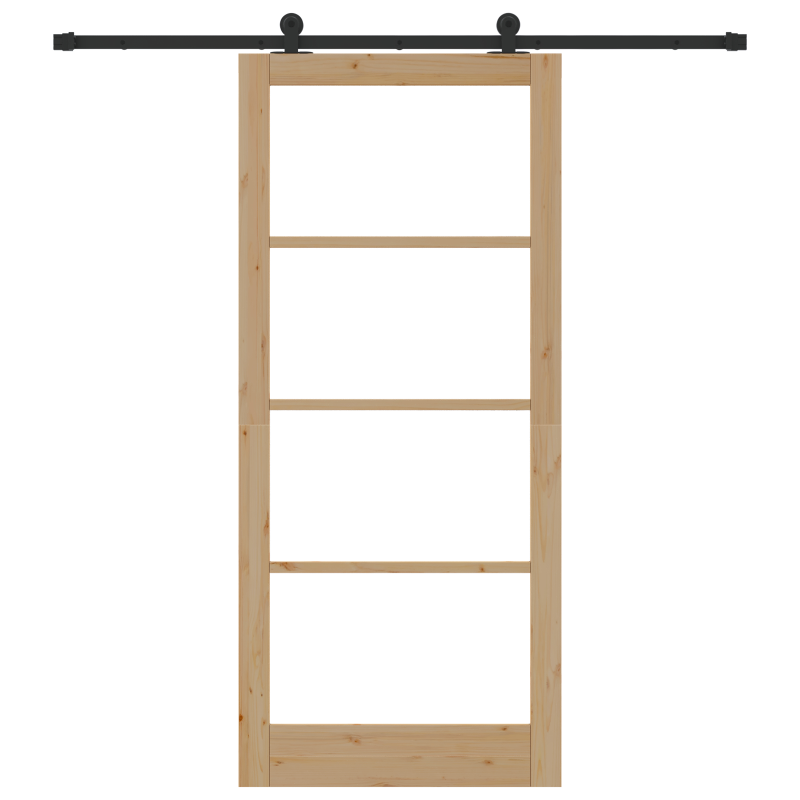 vidaXL Ușă glisantă Manual ORKDAL Maro 93 x 211 cm Lemn și metal