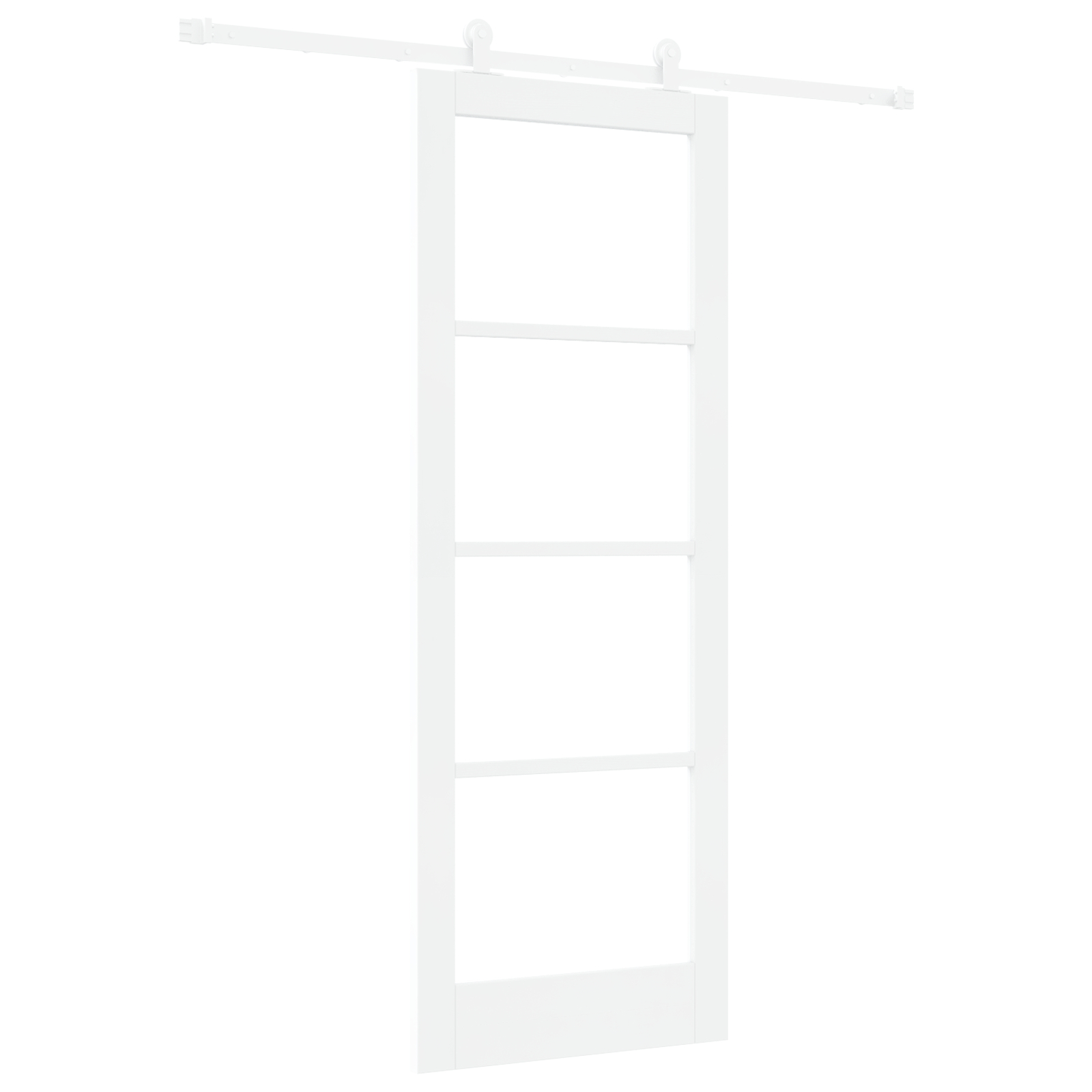vidaXL Ușă glisantă Manual ORKDAL Alb 78 x 211 cm Lemn și metal vidaXL Ușă glisantă Manual ORKDAL Alb 78 x 211 cm Lemn și metal