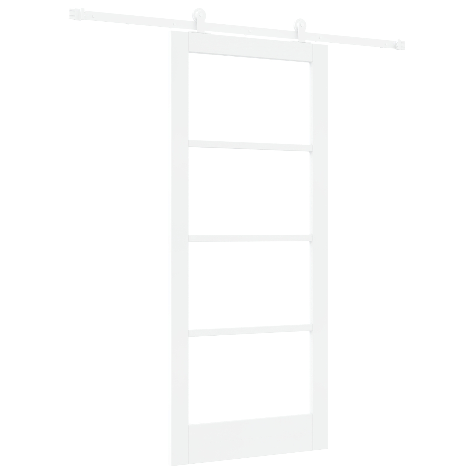 vidaXL Ușă glisantă Manual ORKDAL Alb 86 x 198.5 cm Lemn și metal vidaXL Ușă glisantă Manual ORKDAL Alb 86 x 198.5 cm Lemn și metal