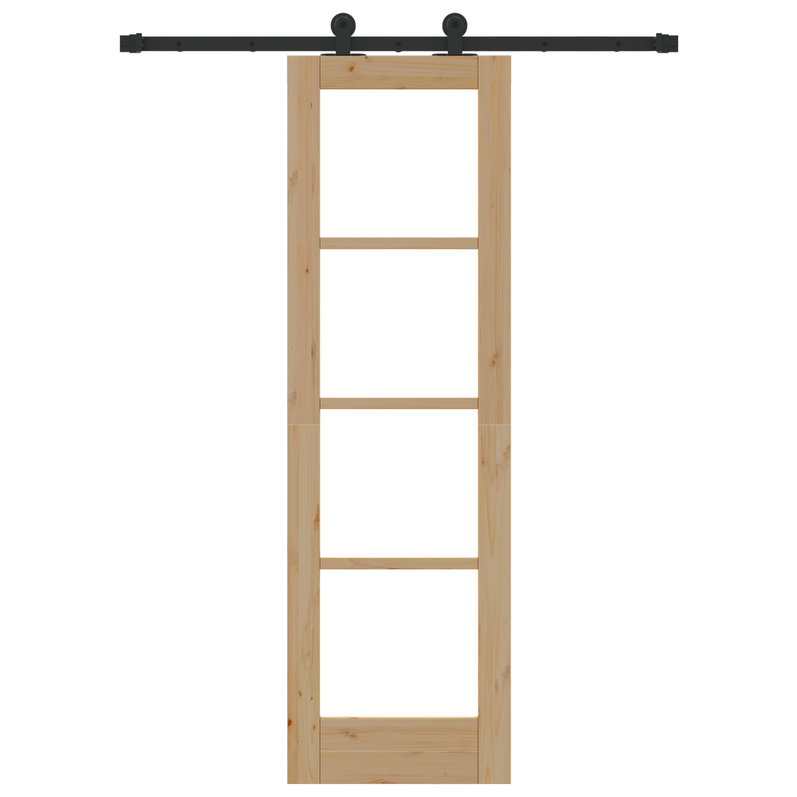 Ușa glisantă vidaXL cu set de accesorii "ORKDAL" 61x198.5 cm