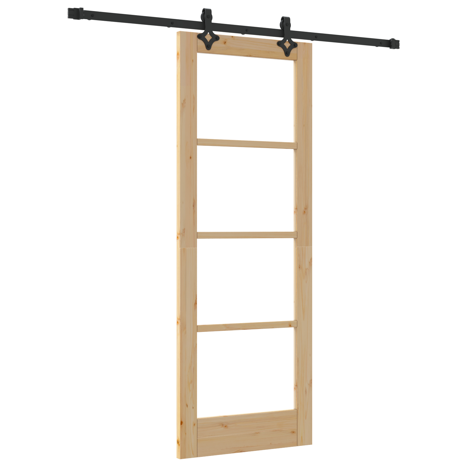 vidaXL Ușă Glisantă Manual ORKDAL Maro 73.5 x 198.5 cm Lemn și metal vidaXL Ușă Glisantă Manual ORKDAL Maro 73.5 x 198.5 cm Lemn și metal