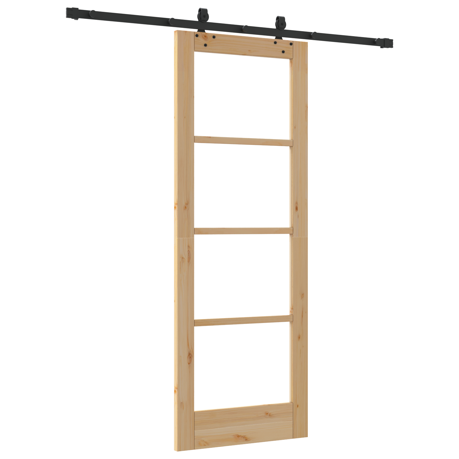 vidaXL Ușă Glisantă Manual ORKDAL Maro 73.5 x 198.5 cm Lemn și metal vidaXL Ușă Glisantă Manual ORKDAL Maro 73.5 x 198.5 cm Lemn și metal