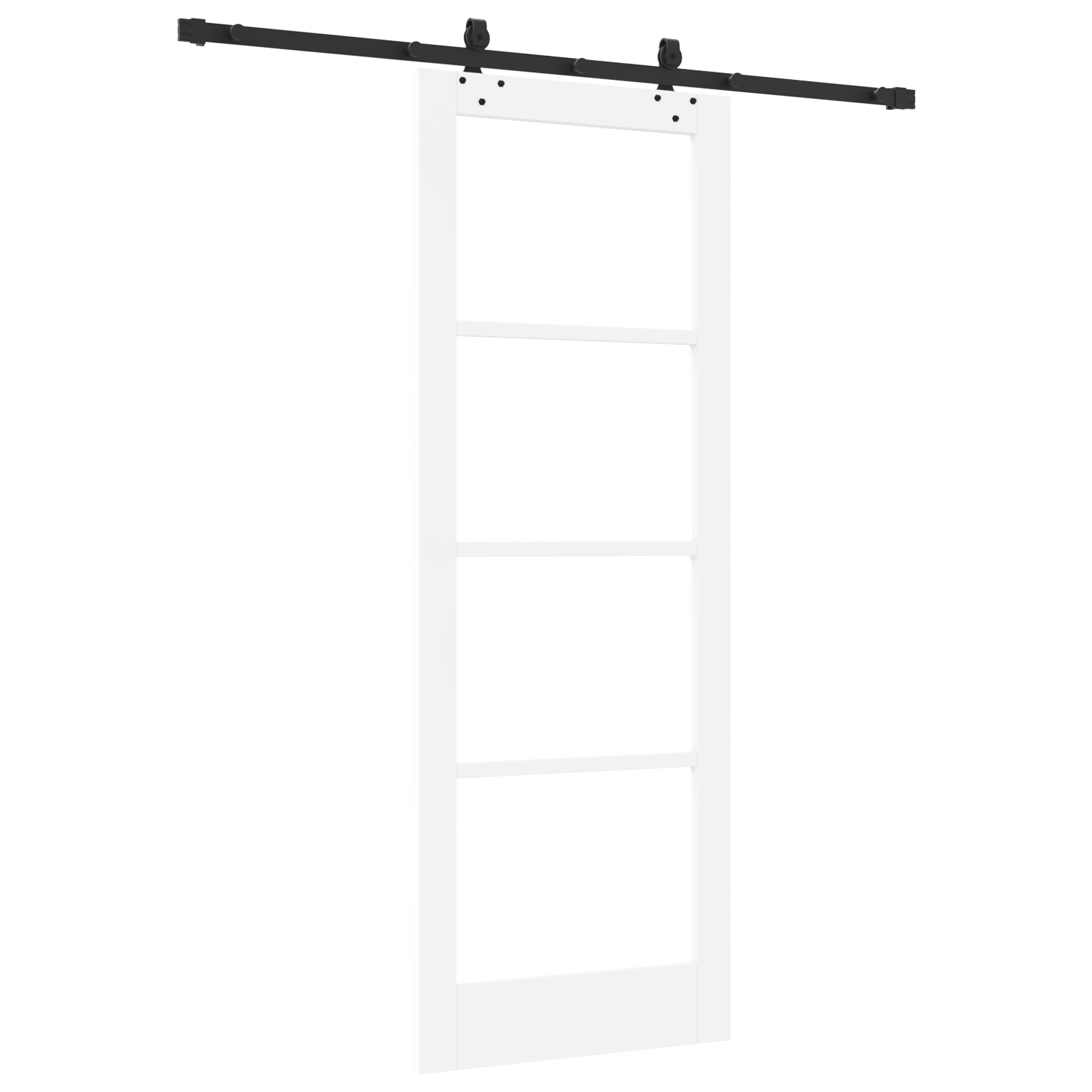 vidaXL Ușă Glisantă Manual ORKDAL Alb 78 x 211 cm Lemn și metal vidaXL Ușă Glisantă Manual ORKDAL Alb 78 x 211 cm Lemn și metal