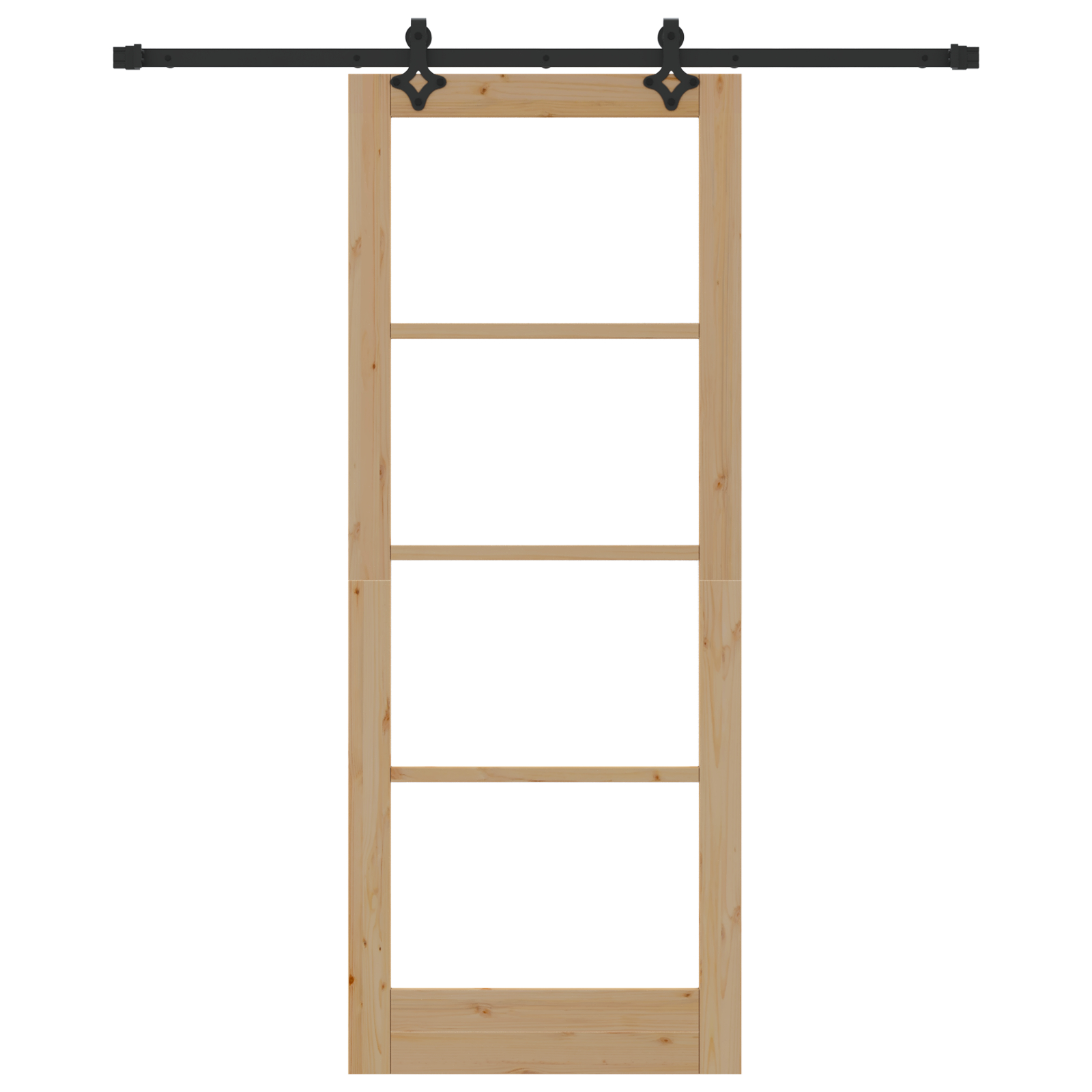 vidaXL Ușă Glisantă Manual ORKDAL Maro 83 x 211 cm Lemn și metal