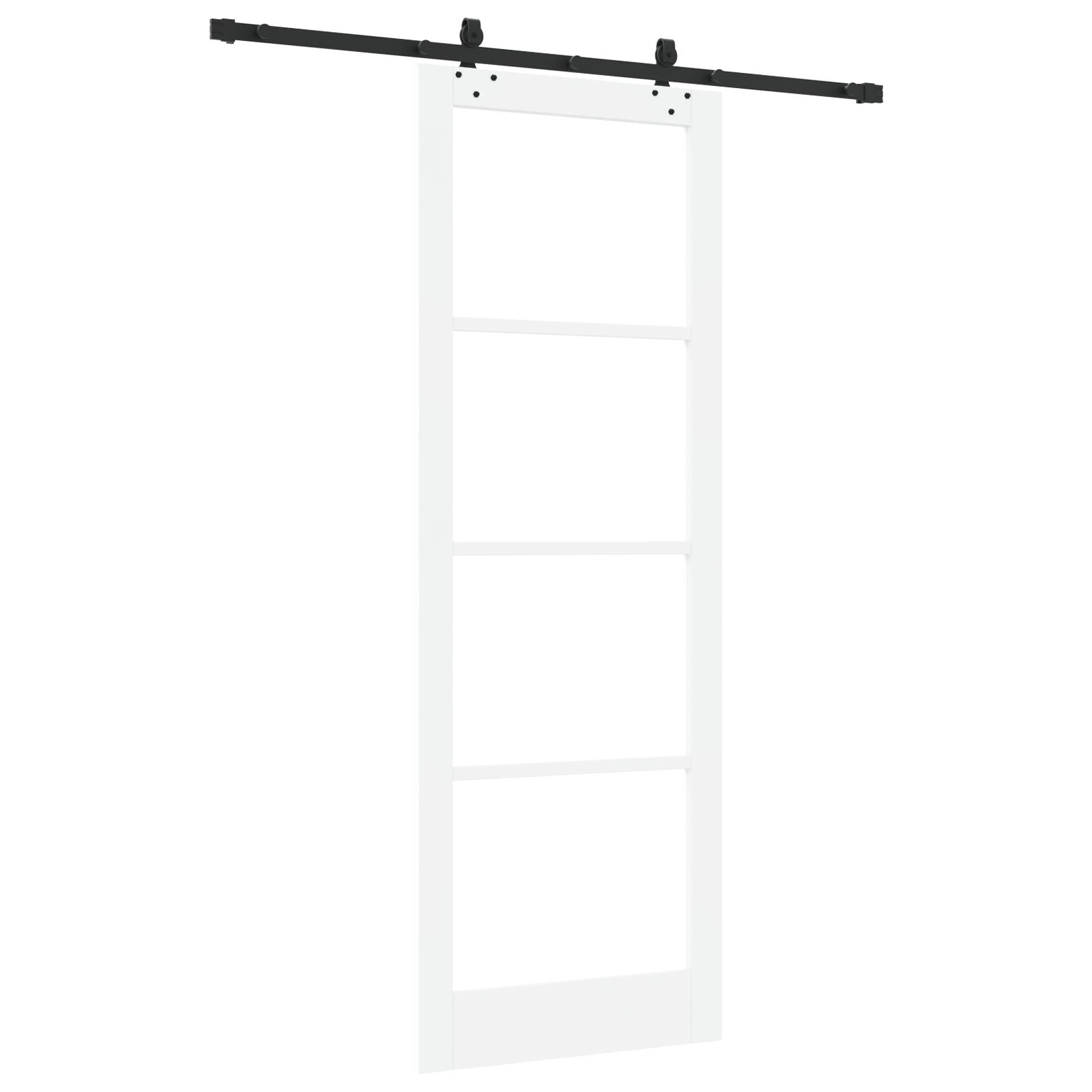 vidaXL Ușă Glisantă Manual ORKDAL Alb 83 x 232 cm Lemn și metal vidaXL Ușă Glisantă Manual ORKDAL Alb 83 x 232 cm Lemn și metal