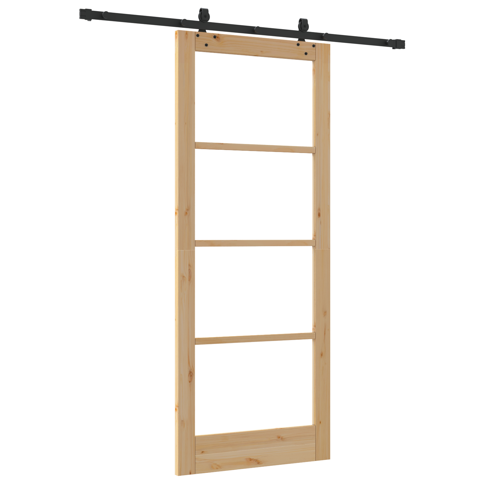 vidaXL Ușă Glisantă Manual ORKDAL Maro 86 x 211 cm Lemn și metal vidaXL Ușă Glisantă Manual ORKDAL Maro 86 x 211 cm Lemn și metal