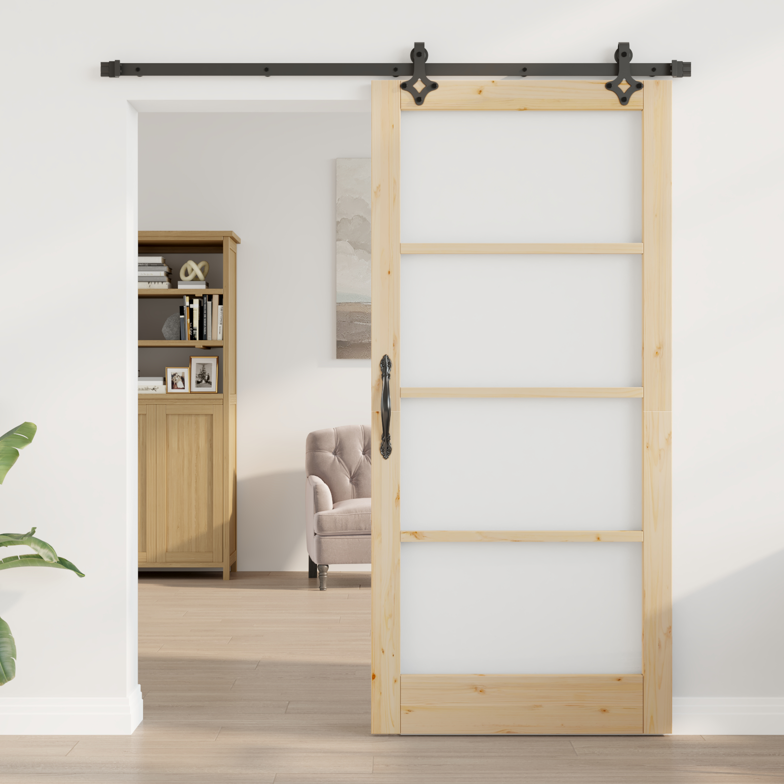 vidaXL Ușă Glisantă Manual ORKDAL Maro 93 x 202 cm Lemn și metal vidaXL Ușă Glisantă Manual ORKDAL Maro 93 x 202 cm Lemn și metal