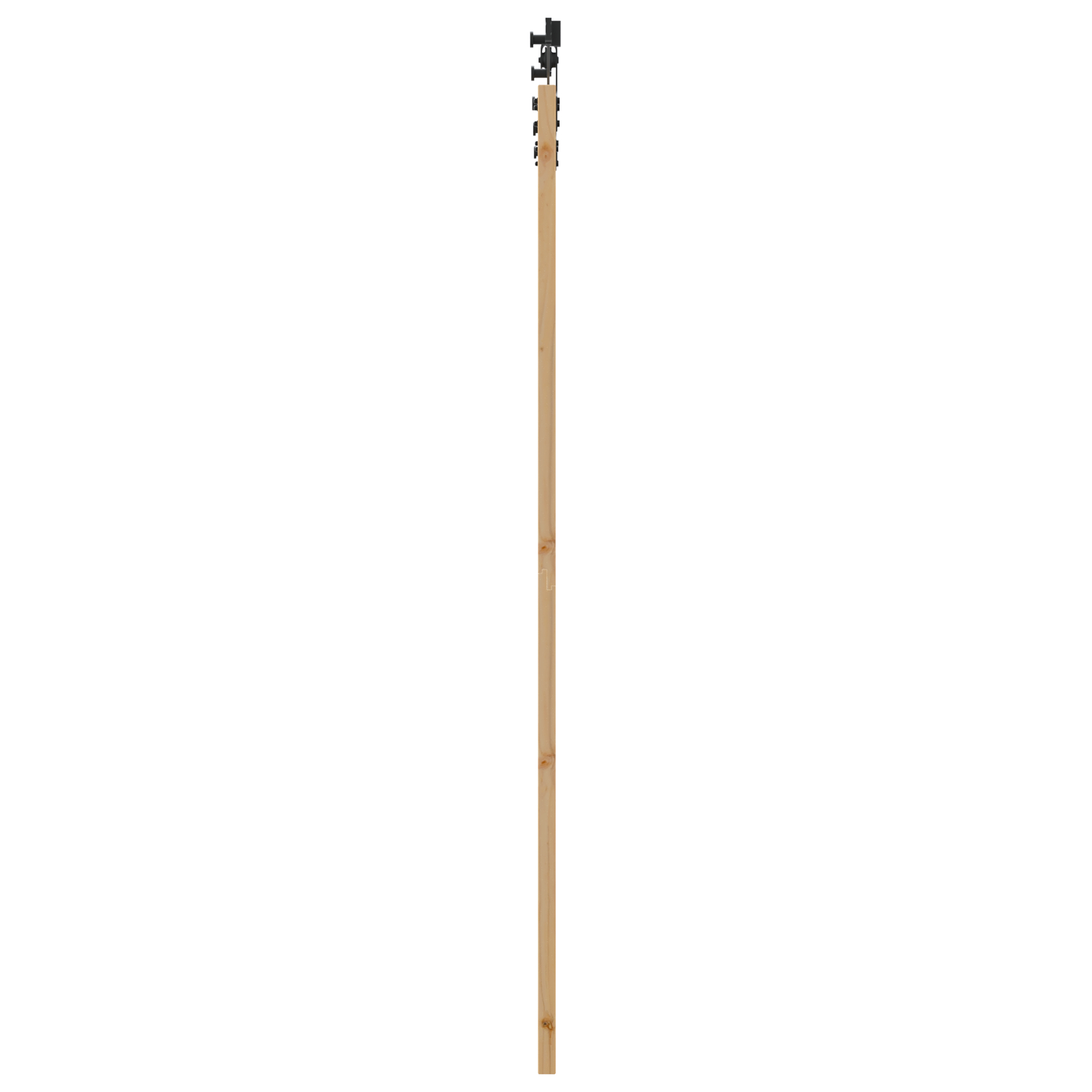 vidaXL Ușă Glisantă Manual ORKDAL Maro 93 x 211 cm Lemn și metal