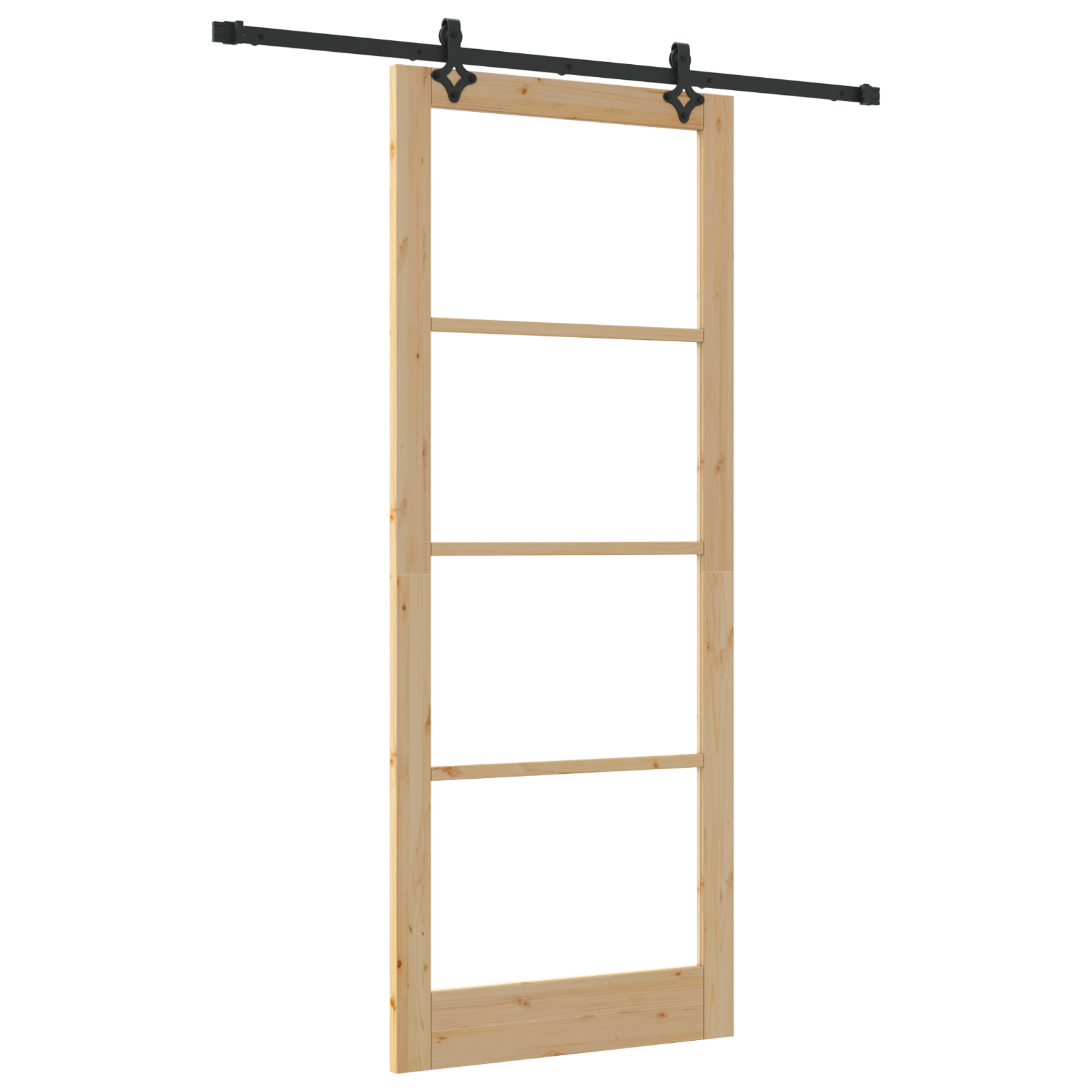 vidaXL Ușă Glisantă Manual ORKDAL Maro 93 x 232 cm Lemn și metal vidaXL Ușă Glisantă Manual ORKDAL Maro 93 x 232 cm Lemn și metal