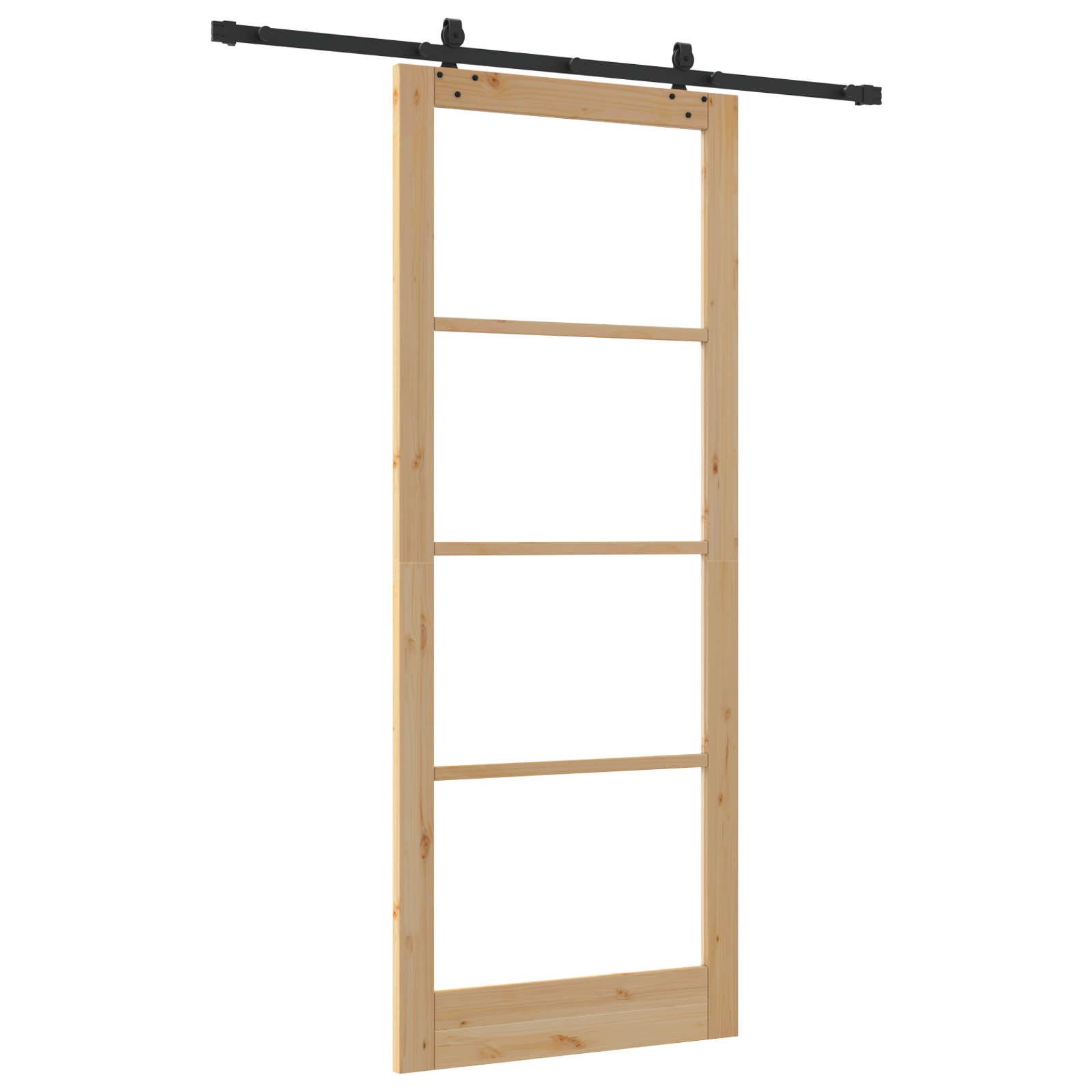 vidaXL Ușă Glisantă Manual ORKDAL Maro 93 x 232 cm Lemn și metal vidaXL Ușă Glisantă Manual ORKDAL Maro 93 x 232 cm Lemn și metal
