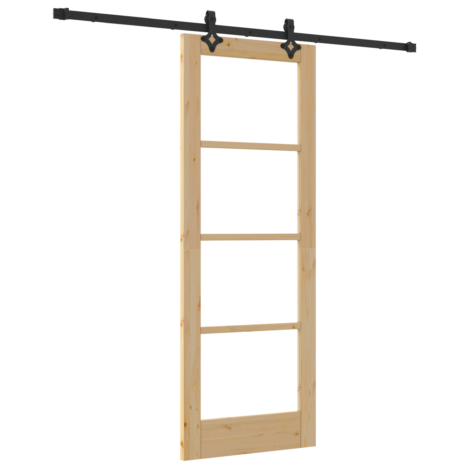 vidaXL Ușă Glisantă Manual ORKDAL Maro 73.5 x 198.5 cm Lemn și metal vidaXL Ușă Glisantă Manual ORKDAL Maro 73.5 x 198.5 cm Lemn și metal