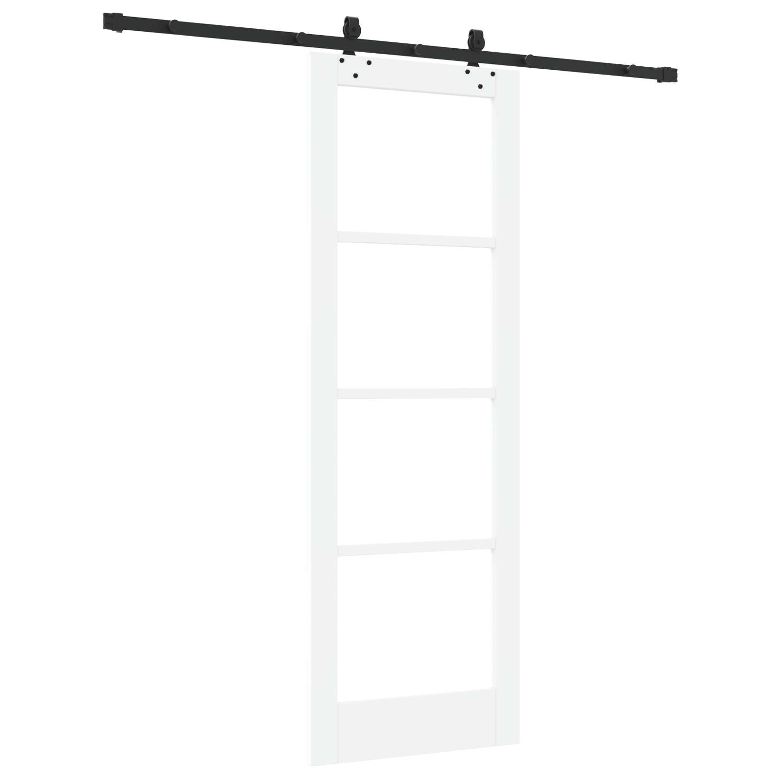 vidaXL Ușă Glisantă Manual ORKDAL Alb 73.5 x 211 cm Lemn și metal vidaXL Ușă Glisantă Manual ORKDAL Alb 73.5 x 211 cm Lemn și metal
