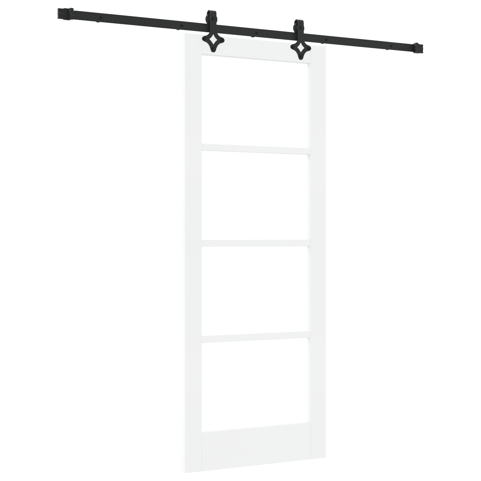 vidaXL Ușă Glisantă Manual ORKDAL Alb 78 x 202 cm Lemn și metal vidaXL Ușă Glisantă Manual ORKDAL Alb 78 x 202 cm Lemn și metal