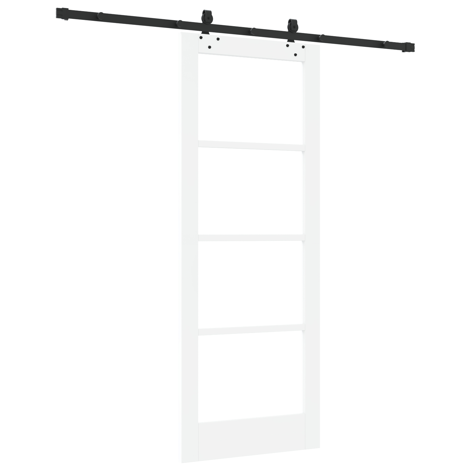 vidaXL Ușă Glisantă Manual ORKDAL Alb 78 x 202 cm Lemn și metal vidaXL Ușă Glisantă Manual ORKDAL Alb 78 x 202 cm Lemn și metal