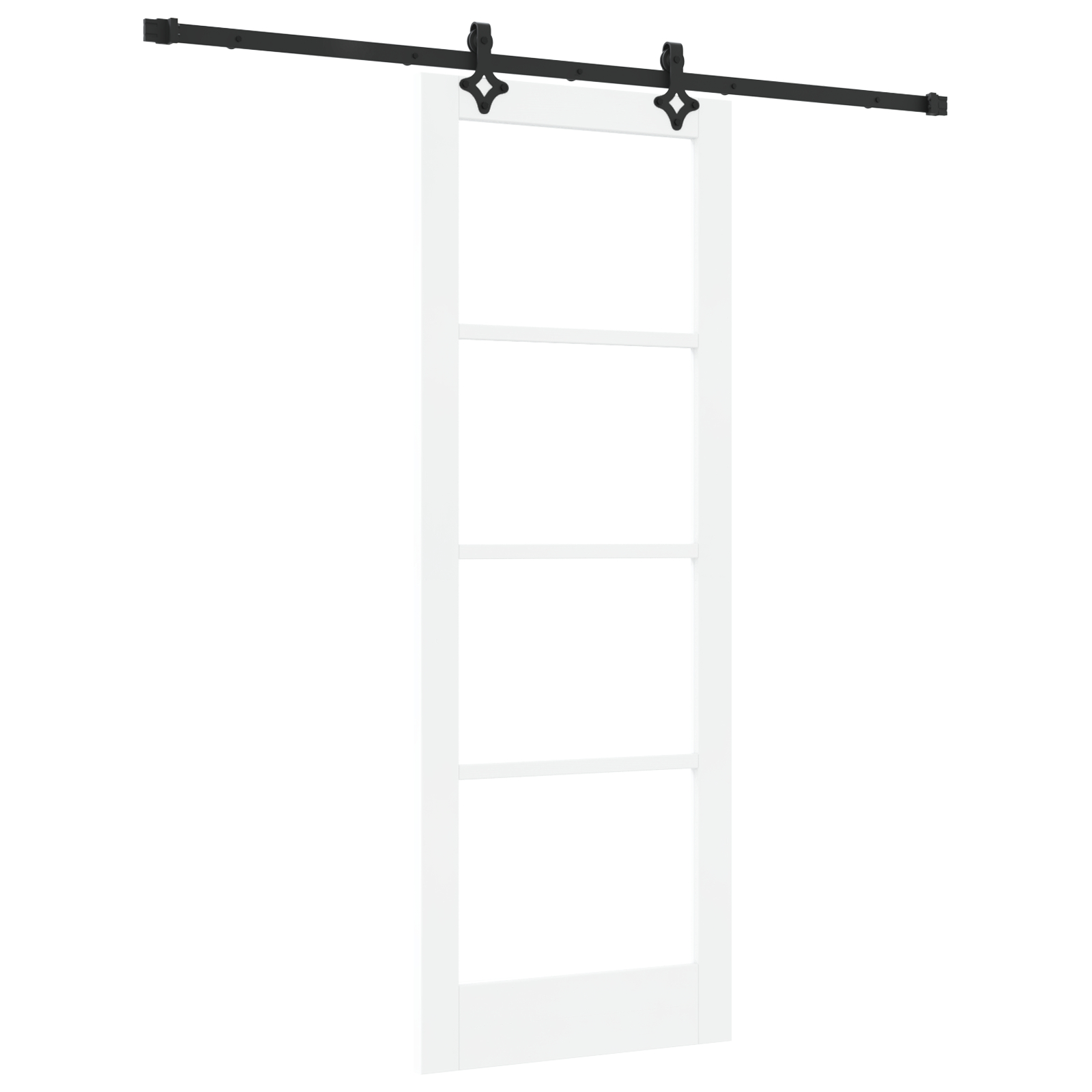 vidaXL Ușă Glisantă Manual ORKDAL Alb 78 x 211 cm Lemn și metal vidaXL Ușă Glisantă Manual ORKDAL Alb 78 x 211 cm Lemn și metal
