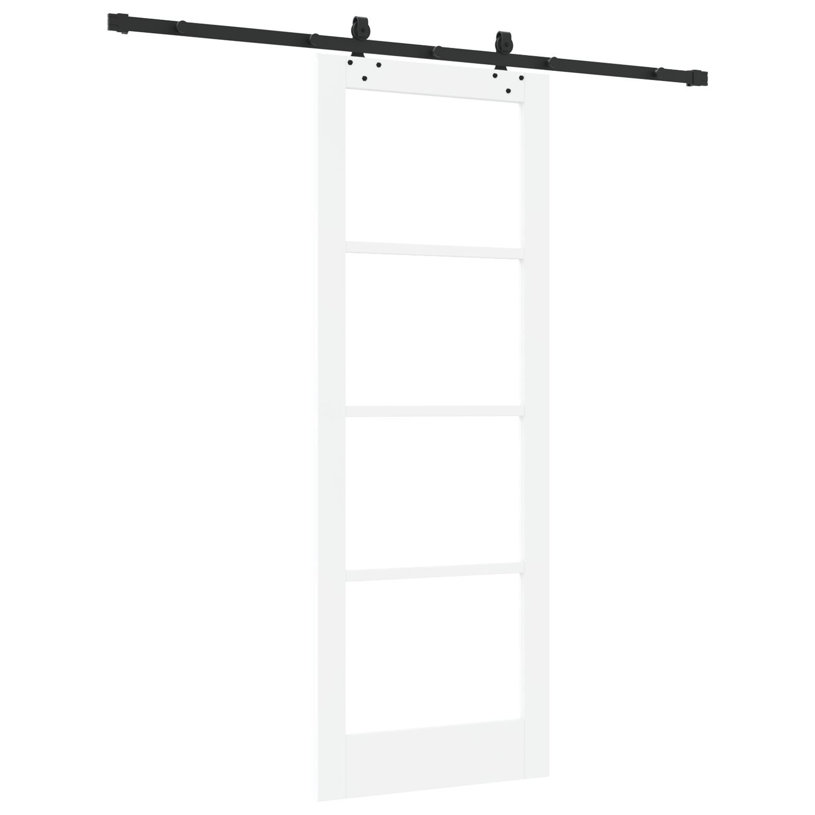 vidaXL Ușă Glisantă Manual ORKDAL Alb 78 x 211 cm Lemn și metal vidaXL Ușă Glisantă Manual ORKDAL Alb 78 x 211 cm Lemn și metal