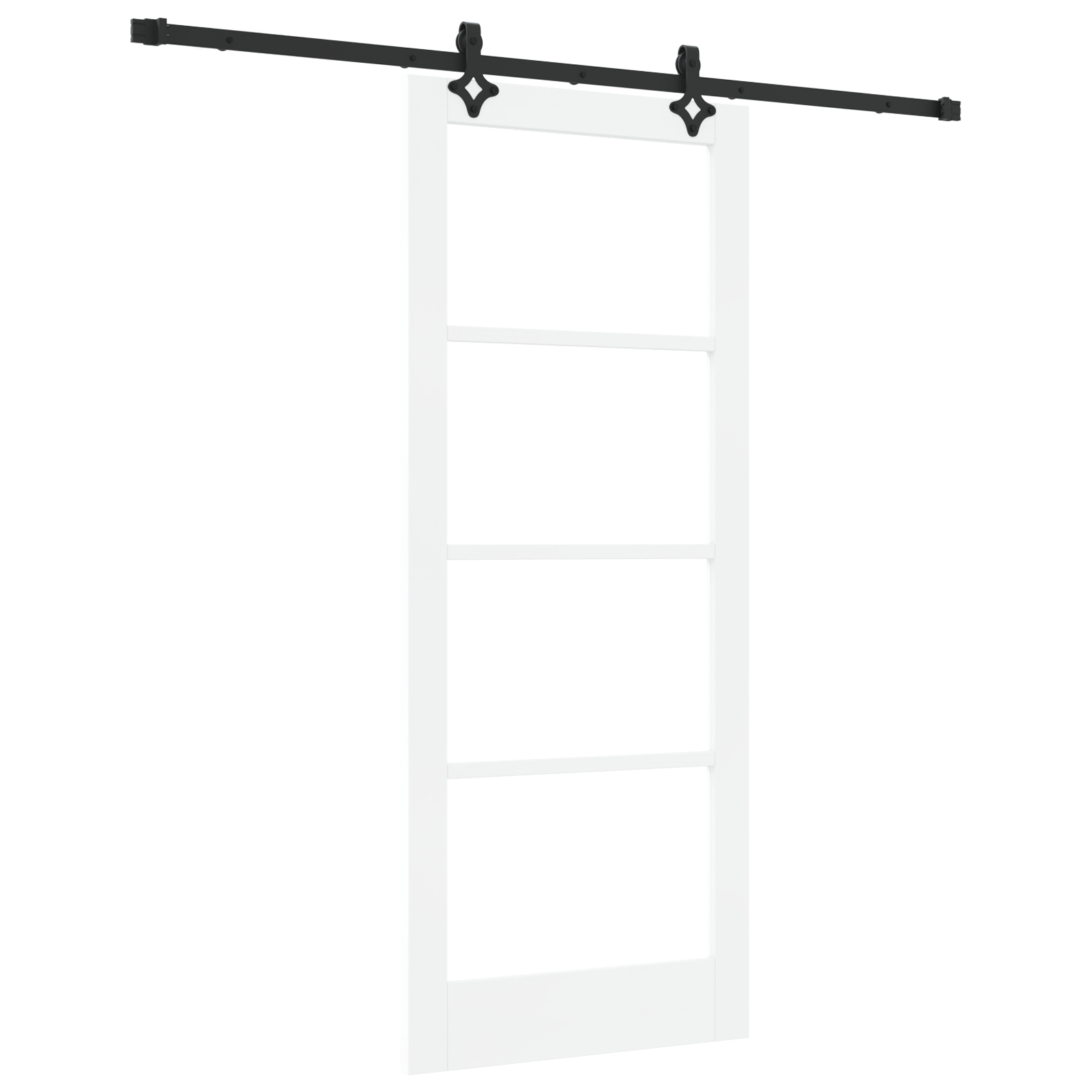 vidaXL Ușă Glisantă Manual ORKDAL Alb 83 x 202 cm Lemn și metal vidaXL Ușă Glisantă Manual ORKDAL Alb 83 x 202 cm Lemn și metal