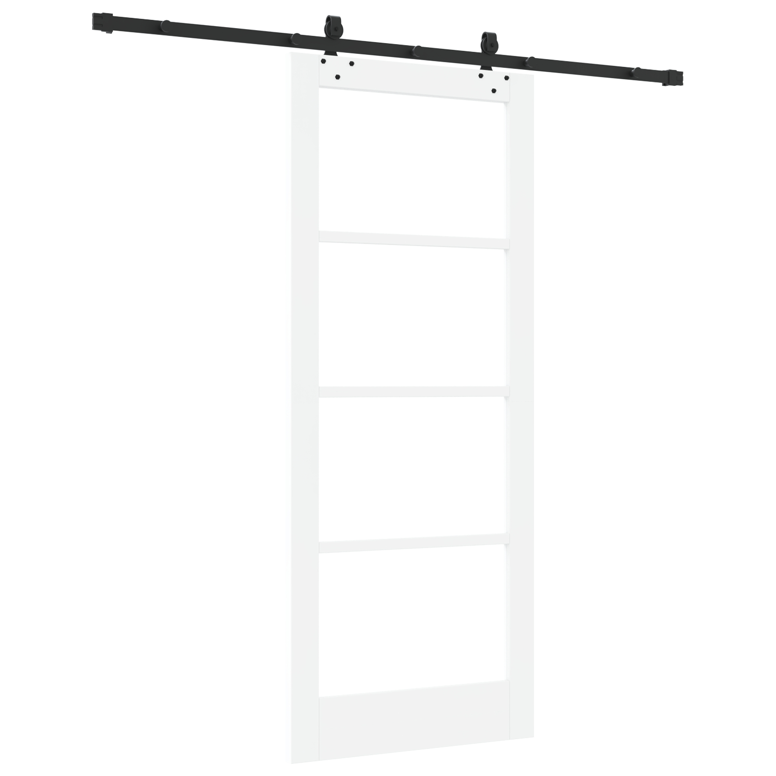 vidaXL Ușă Glisantă Manual ORKDAL Alb 83 x 202 cm Lemn și metal vidaXL Ușă Glisantă Manual ORKDAL Alb 83 x 202 cm Lemn și metal