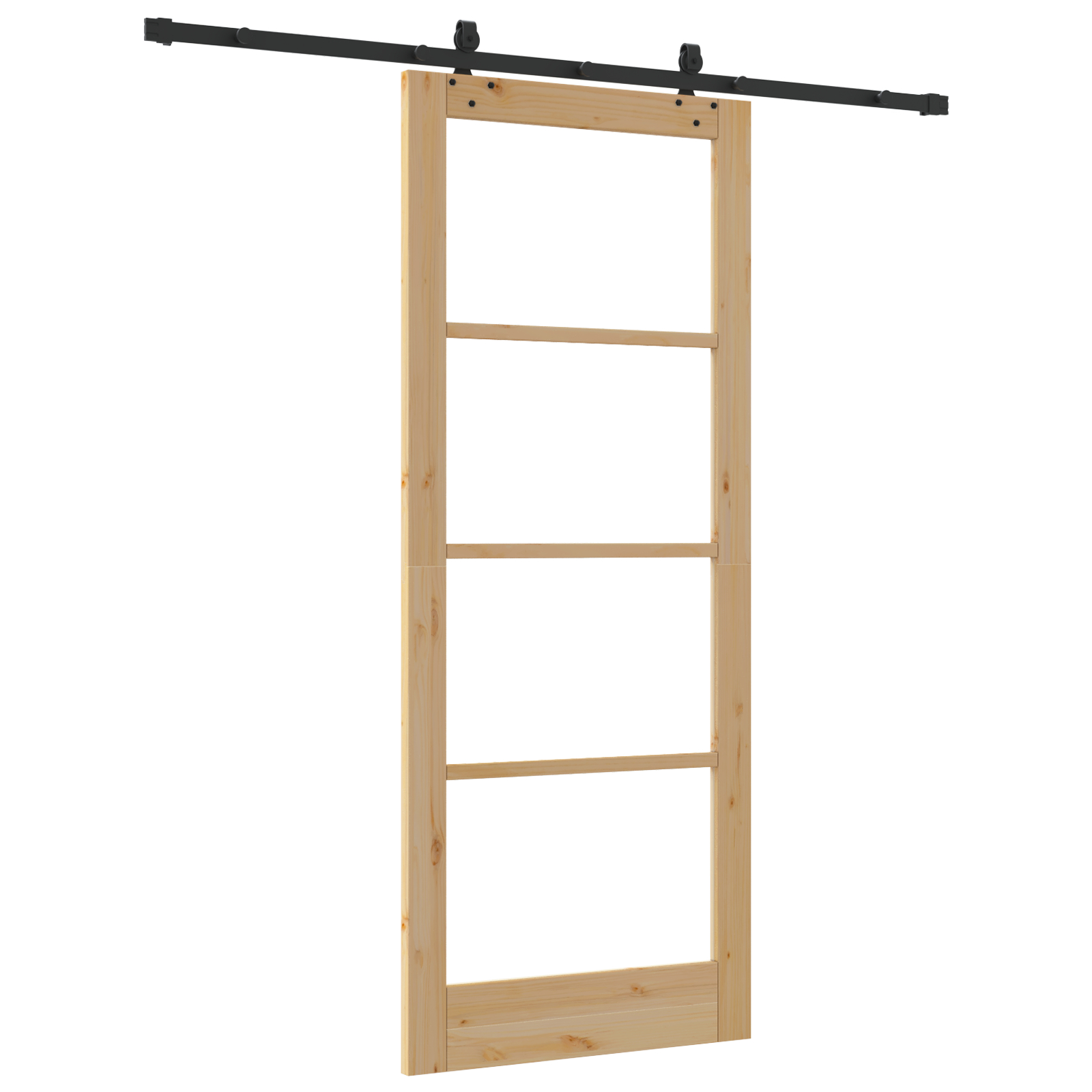 vidaXL Ușă Glisantă Manual ORKDAL Maro 86 x 211 cm Lemn și metal vidaXL Ușă Glisantă Manual ORKDAL Maro 86 x 211 cm Lemn și metal