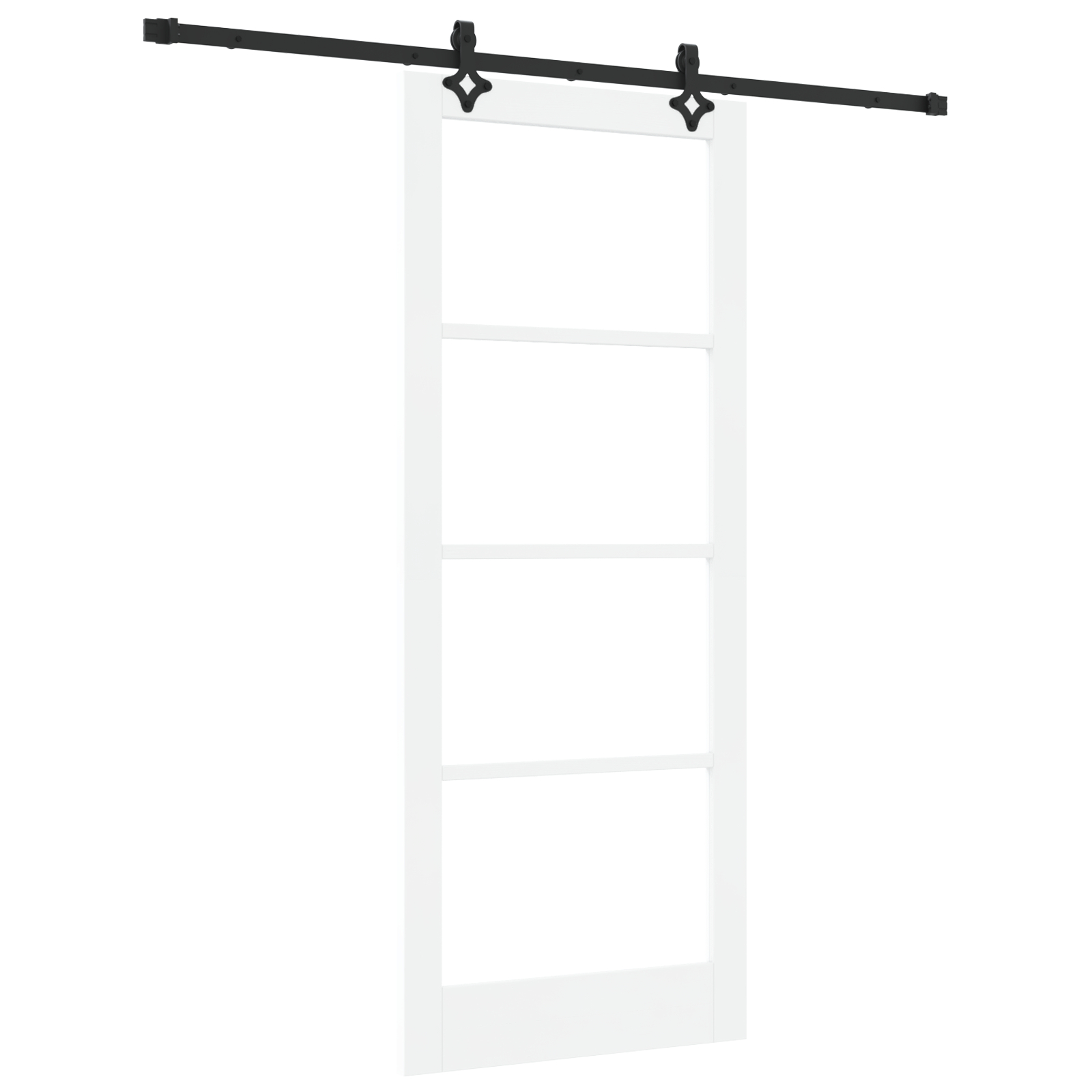 vidaXL Ușă Glisantă Manual ORKDAL Alb 86 x 211 cm Lemn și metal vidaXL Ușă Glisantă Manual ORKDAL Alb 86 x 211 cm Lemn și metal