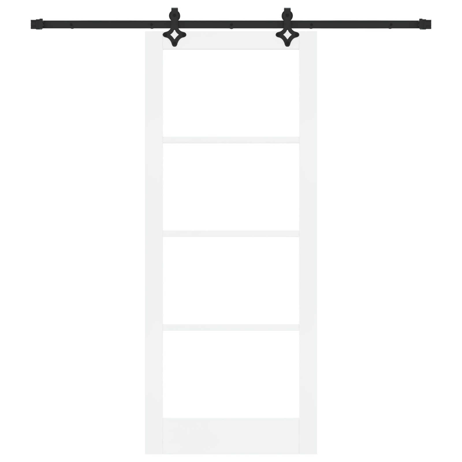 vidaXL Ușă Glisantă Manual ORKDAL Alb 86 x 211 cm Lemn și metal vidaXL Ușă Glisantă Manual ORKDAL Alb 86 x 211 cm Lemn și metal
