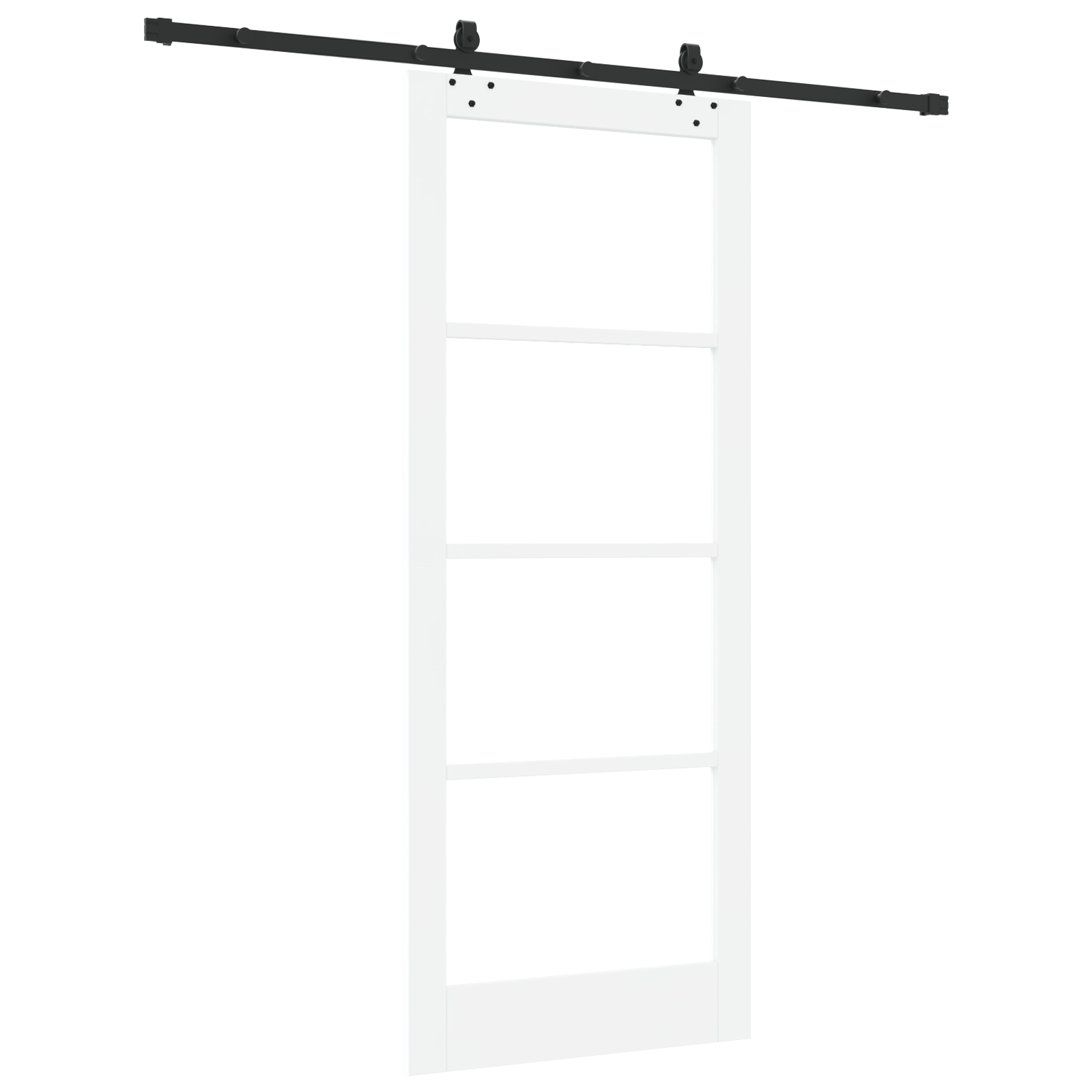 vidaXL Ușă Glisantă Manual ORKDAL Alb 86 x 211 cm Lemn și metal vidaXL Ușă Glisantă Manual ORKDAL Alb 86 x 211 cm Lemn și metal