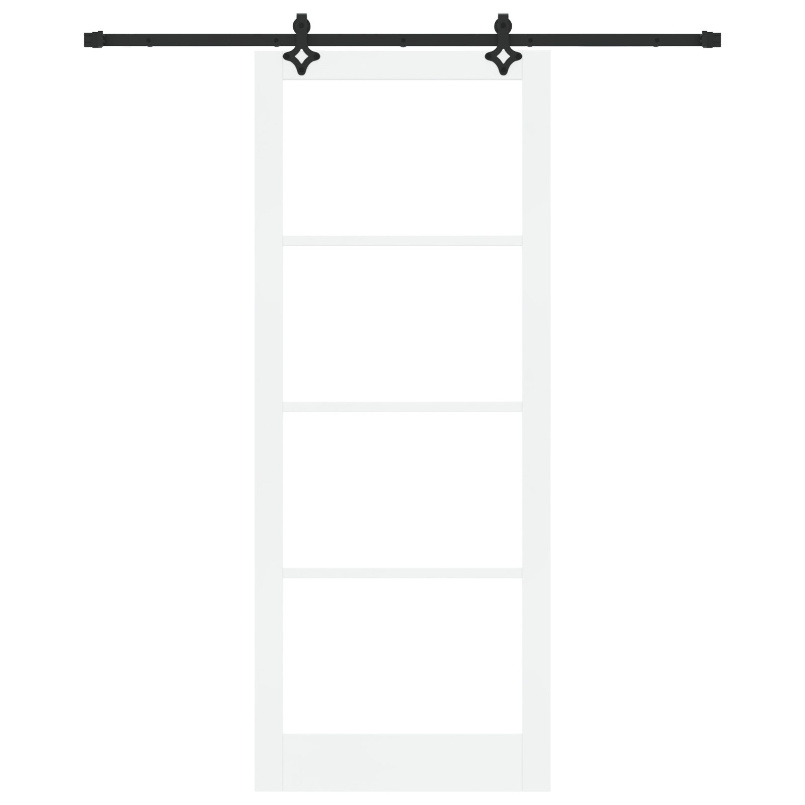 vidaXL Ușă Glisantă Manual ORKDAL Alb 93 x 232 cm Lemn și metal vidaXL Ușă Glisantă Manual ORKDAL Alb 93 x 232 cm Lemn și metal