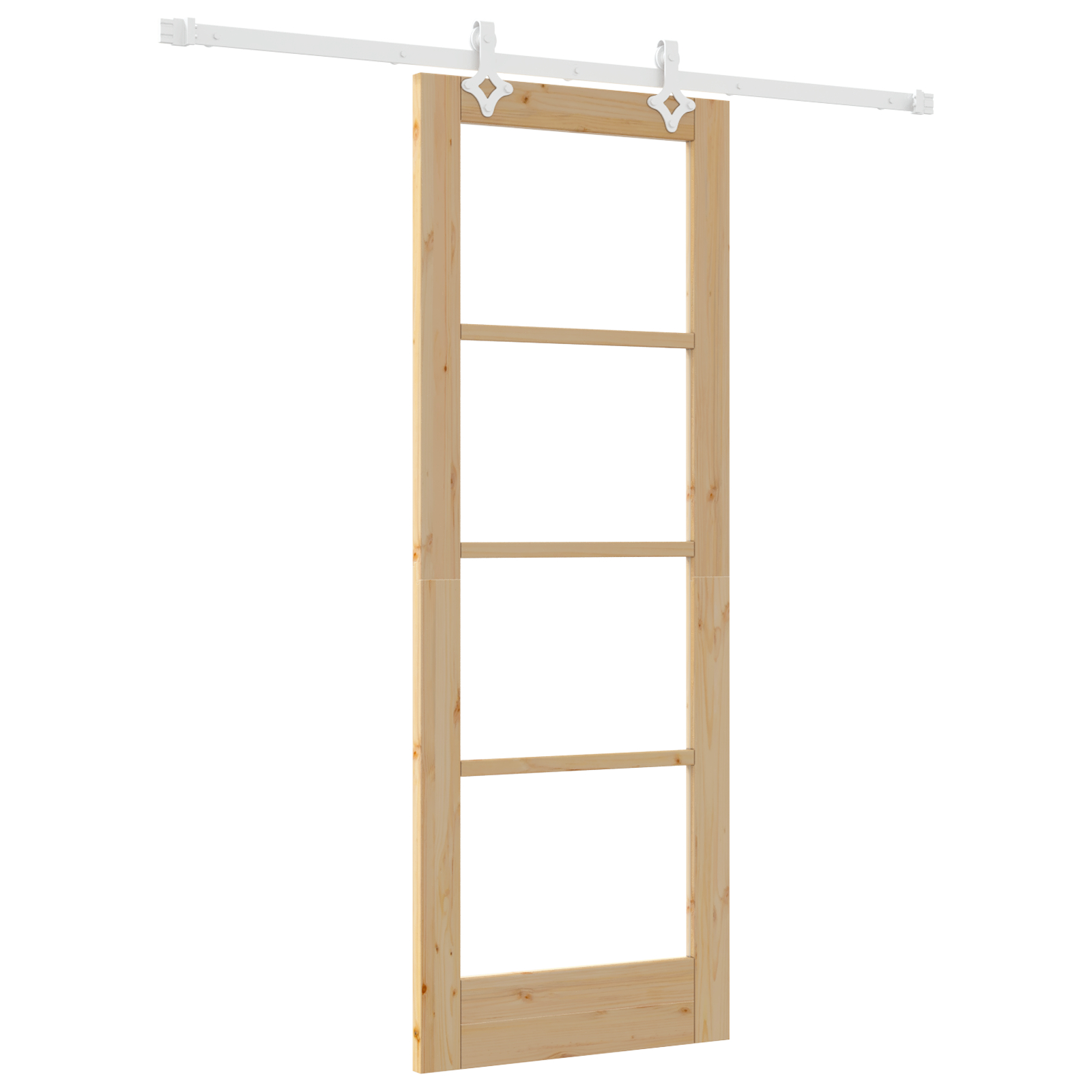 vidaXL Ușă Glisantă Manual Maro 73.5 x 198.5 cm Lemn și metal vidaXL Ușă Glisantă Manual Maro 73.5 x 198.5 cm Lemn și metal