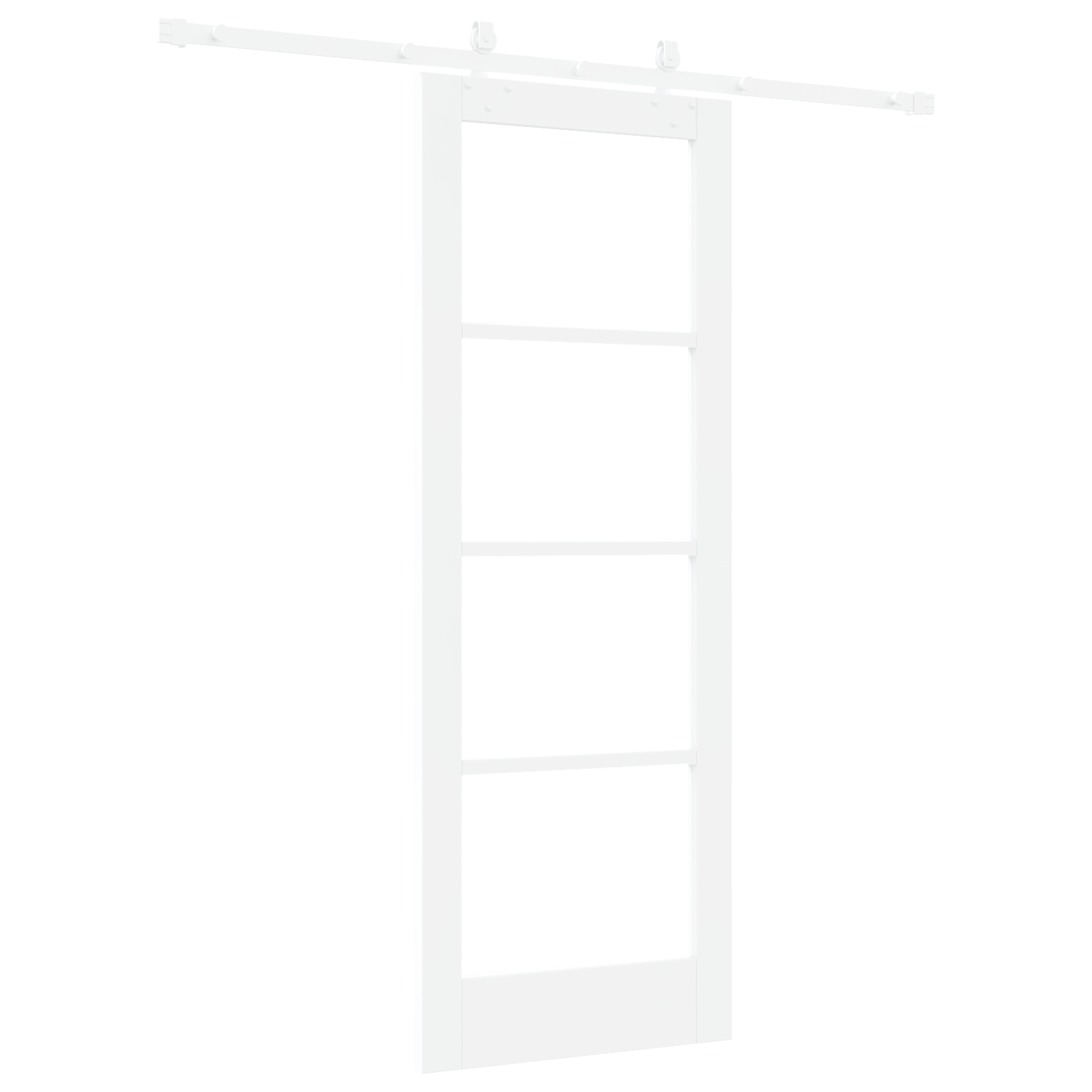 vidaXL Ușă Glisantă Manual Alb 73.5 x 198.5 cm Lemn și metal vidaXL Ușă Glisantă Manual Alb 73.5 x 198.5 cm Lemn și metal