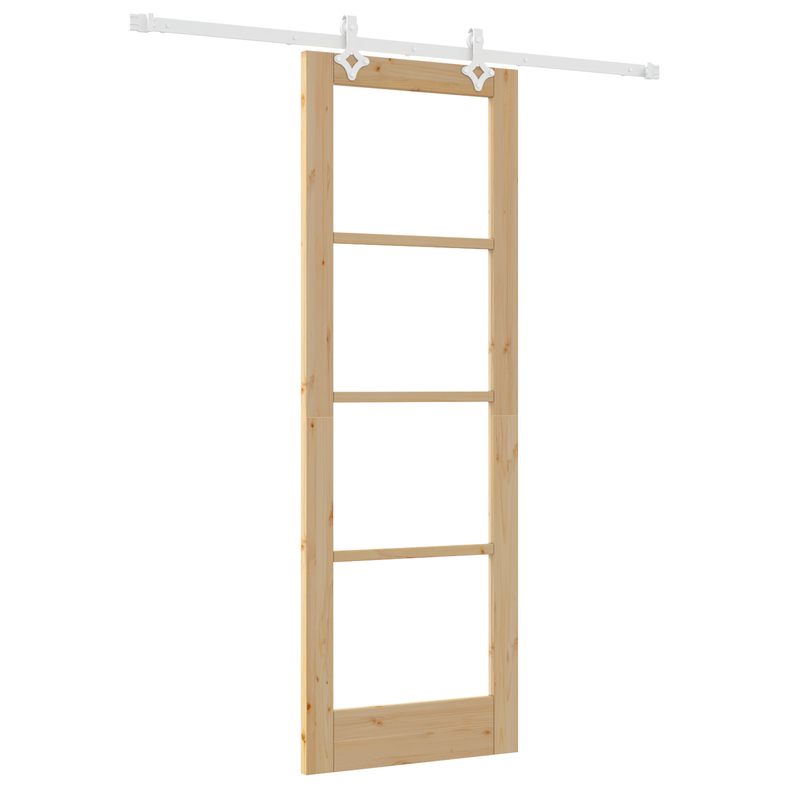 Set Ușă Culisantă vidaXL cu Hardware 73.5x211 cm Lemn Masiv Pin Set Ușă Culisantă vidaXL cu Hardware 73.5x211 cm Lemn Masiv Pin