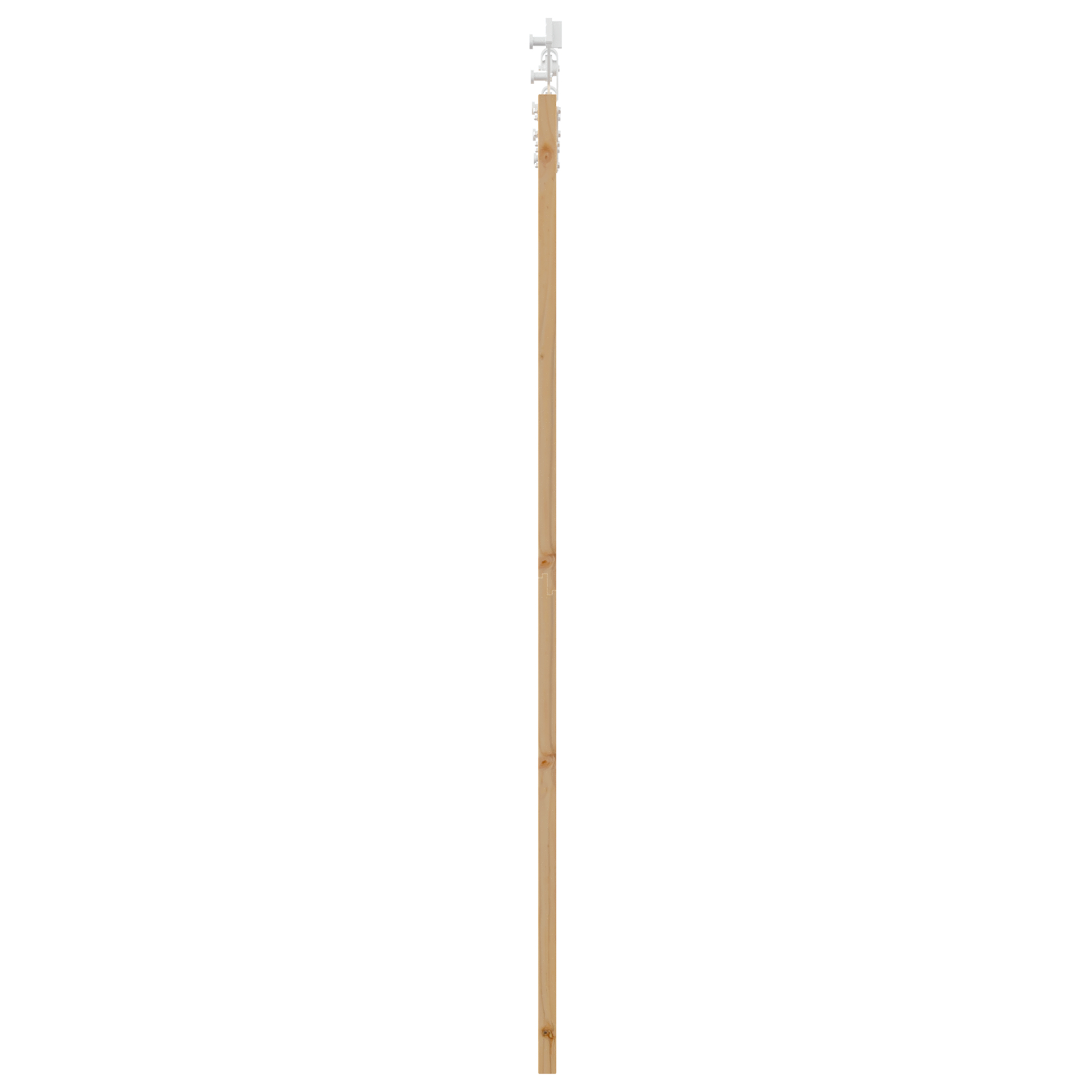 Set uși glisante vidaXL cu hardware 78x202 cm din lemn masiv de pin