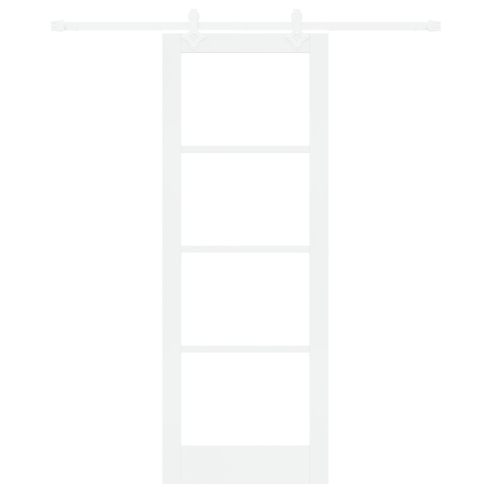 Ușă glisantă vidaXL cu hardware Alb 78x211 cm Lemn Masiv Pin Ușă glisantă vidaXL cu hardware Alb 78x211 cm Lemn Masiv Pin