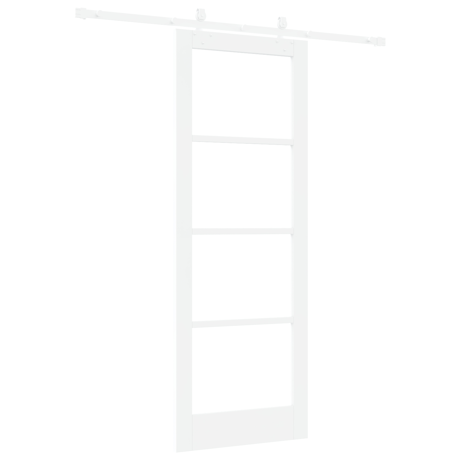 Ușă glisantă vidaXL cu hardware Alb 78x211 cm Lemn Masiv Pin Ușă glisantă vidaXL cu hardware Alb 78x211 cm Lemn Masiv Pin
