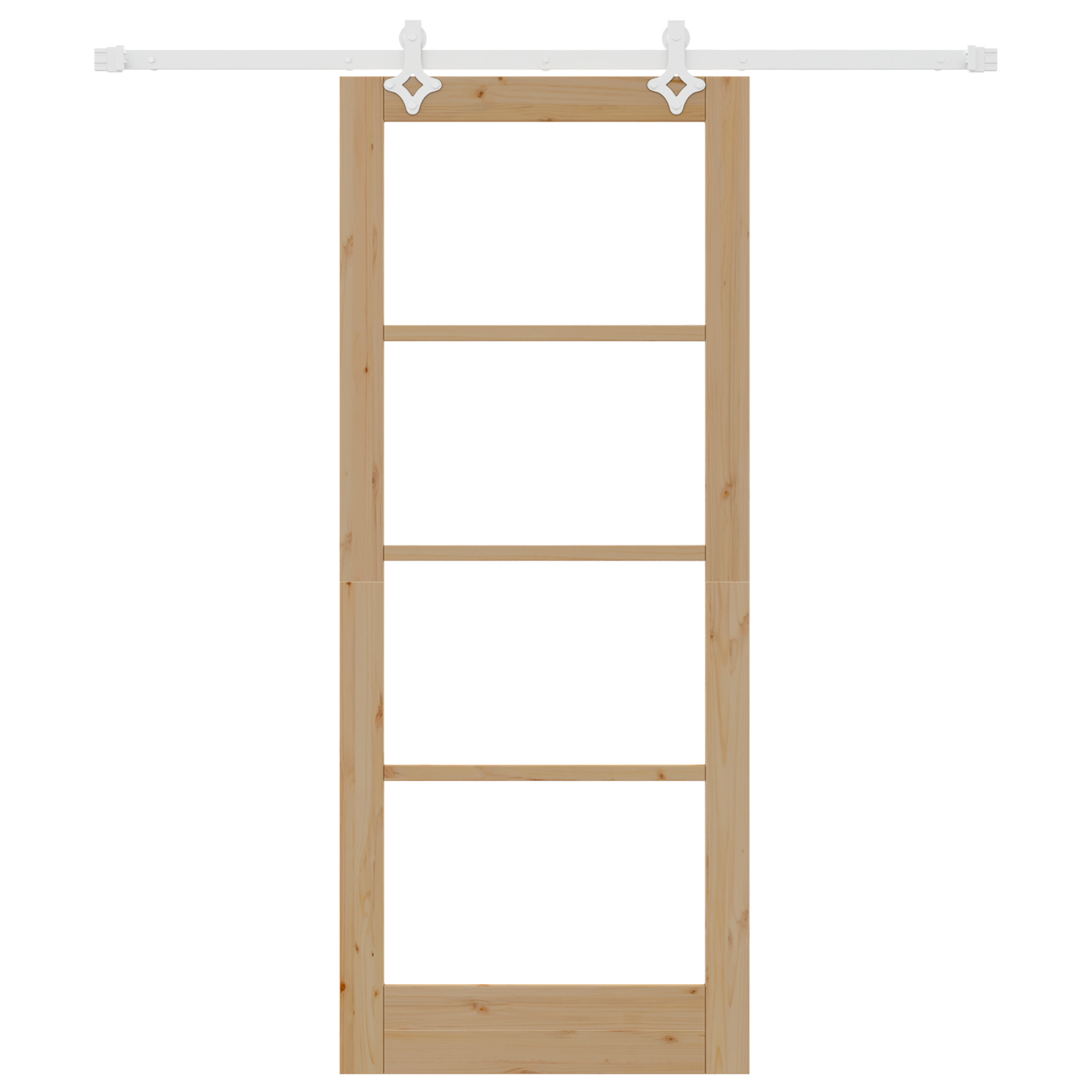 Set de uși glisante vidaXL cu hardware 83x202 cm Lemn masiv de pin Set de uși glisante vidaXL cu hardware 83x202 cm Lemn masiv de pin
