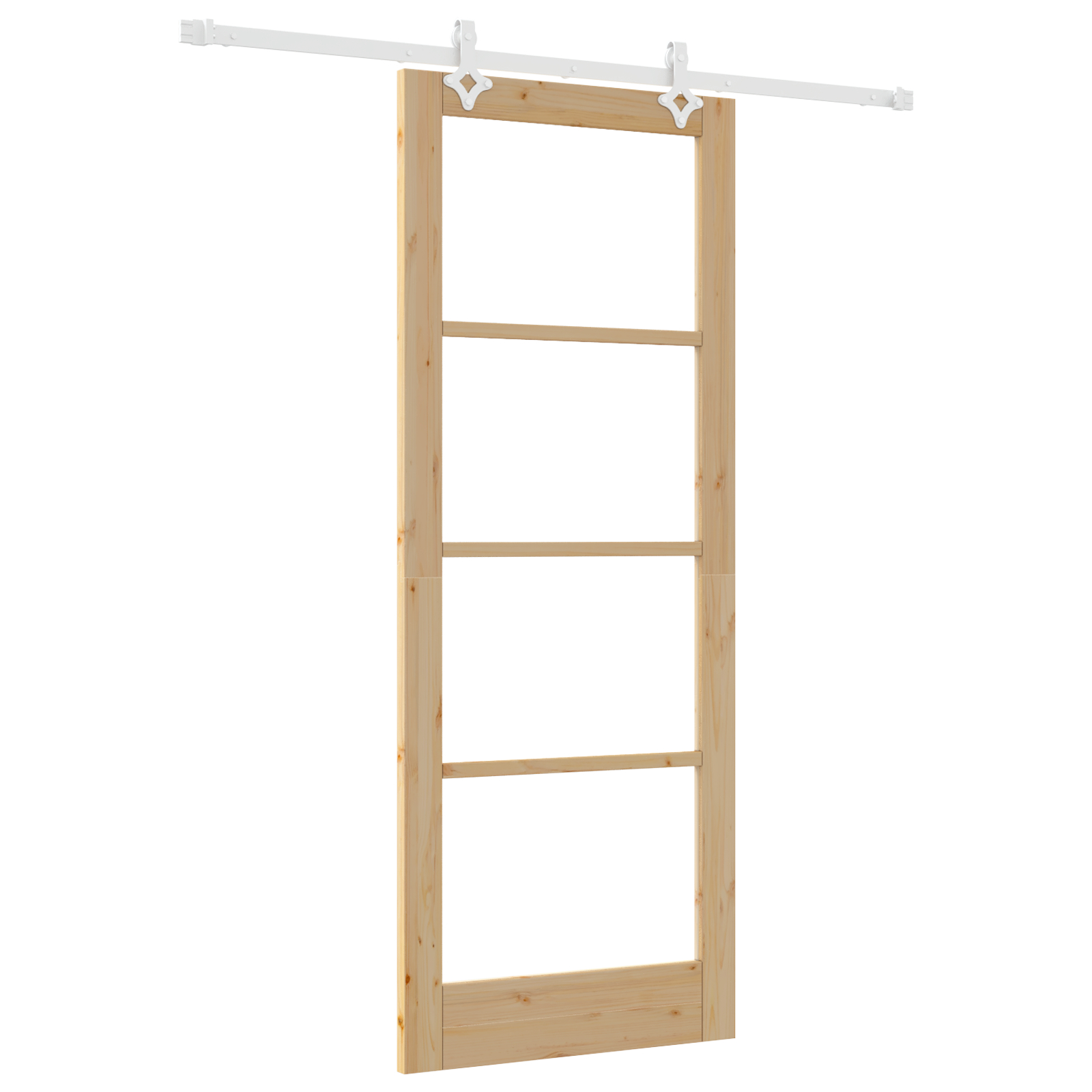 vidaXL Ușă Glisantă Manual Maro 83 x 211 cm Lemn și metal vidaXL Ușă Glisantă Manual Maro 83 x 211 cm Lemn și metal
