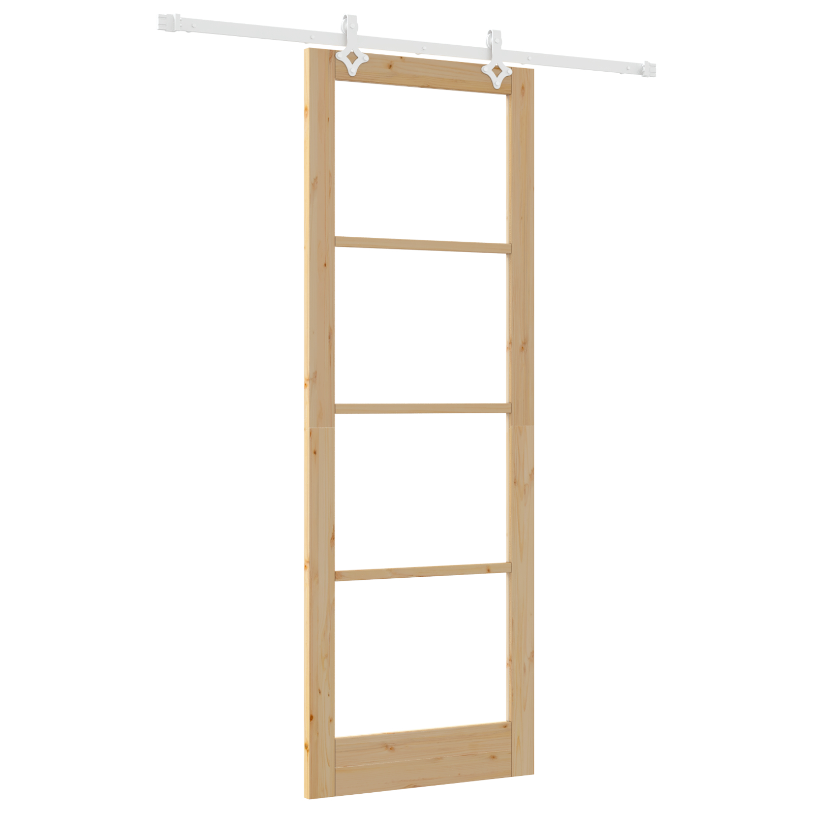 vidaXL Ușă Glisantă Manual Maro 83 x 232 cm Lemn și metal vidaXL Ușă Glisantă Manual Maro 83 x 232 cm Lemn și metal