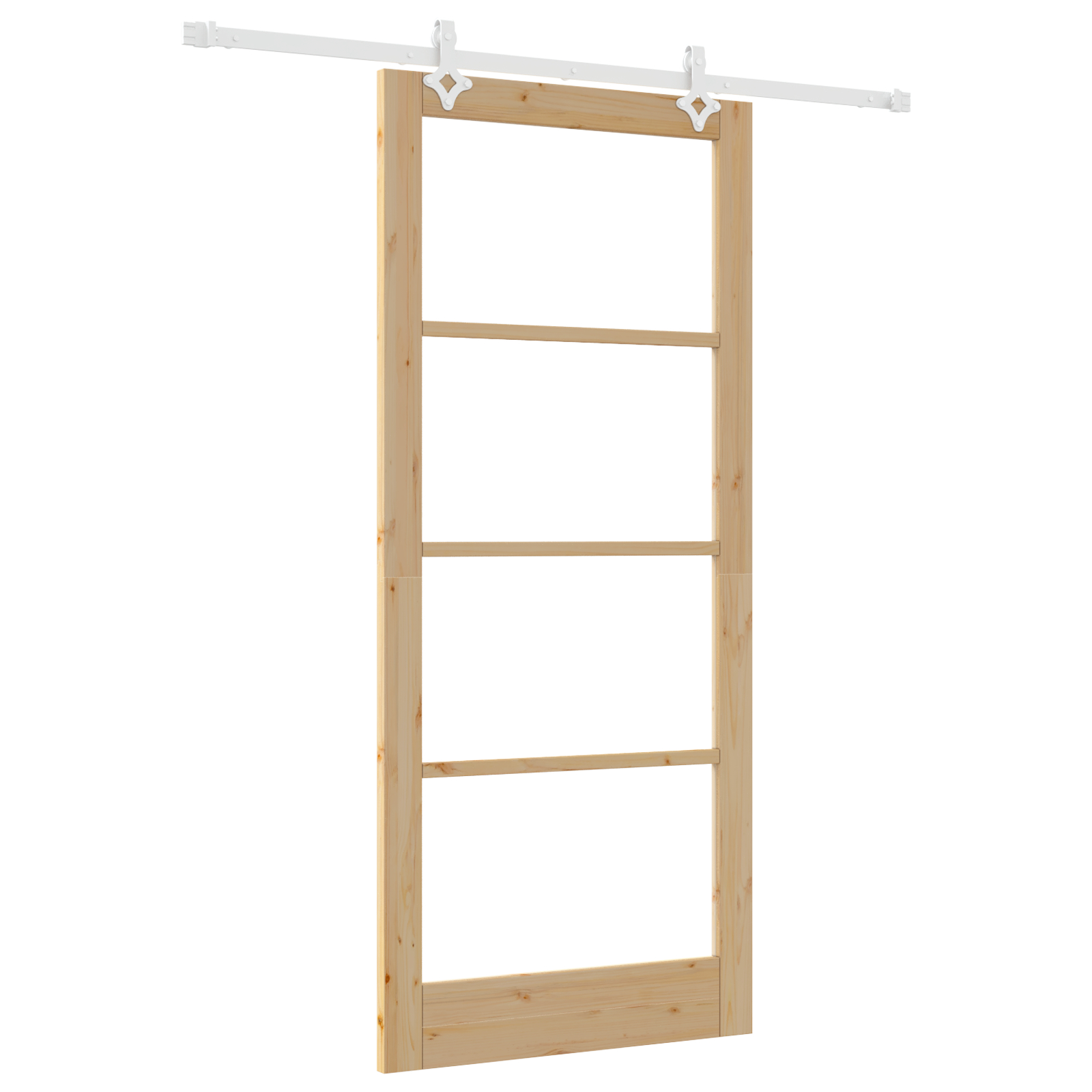 vidaXL Ușă Glisantă Manual Maro 93 x 211 cm Lemn și metal vidaXL Ușă Glisantă Manual Maro 93 x 211 cm Lemn și metal