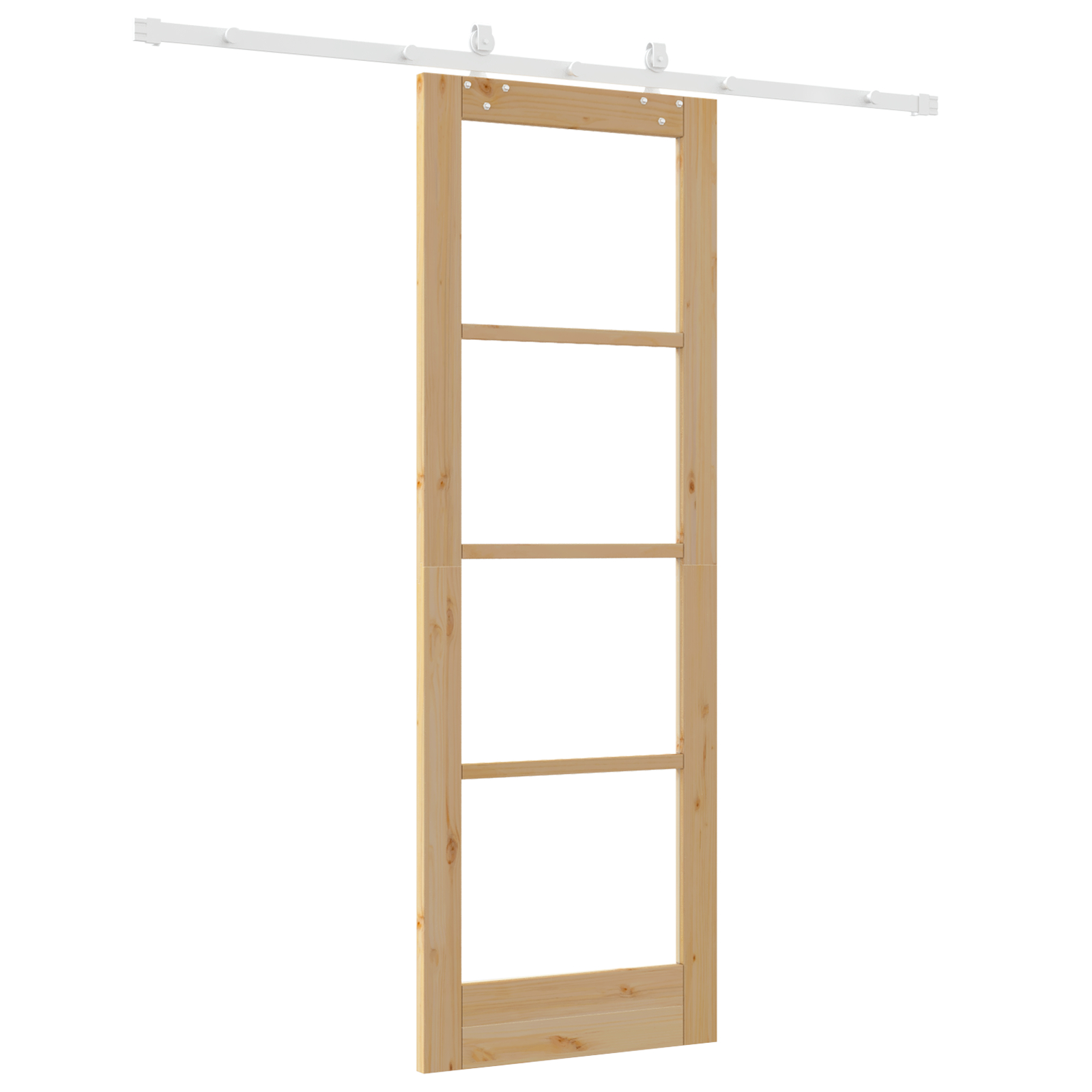 vidaXL Ușă Glisantă Manual Maro 73.5 x 211 cm Lemn și metal vidaXL Ușă Glisantă Manual Maro 73.5 x 211 cm Lemn și metal