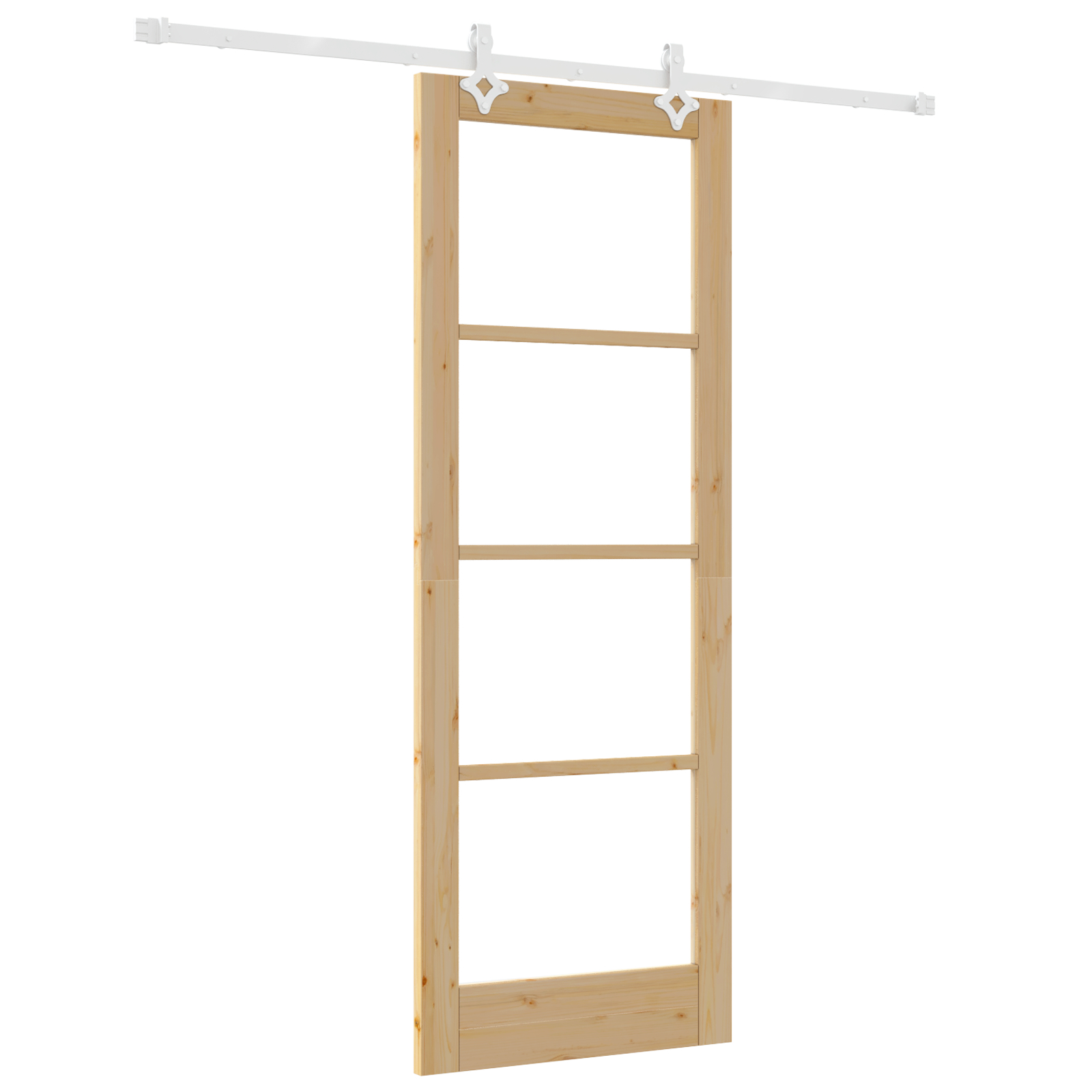 vidaXL Ușă Glisantă Manual Maro 78 x 211 cm Lemn și metal vidaXL Ușă Glisantă Manual Maro 78 x 211 cm Lemn și metal