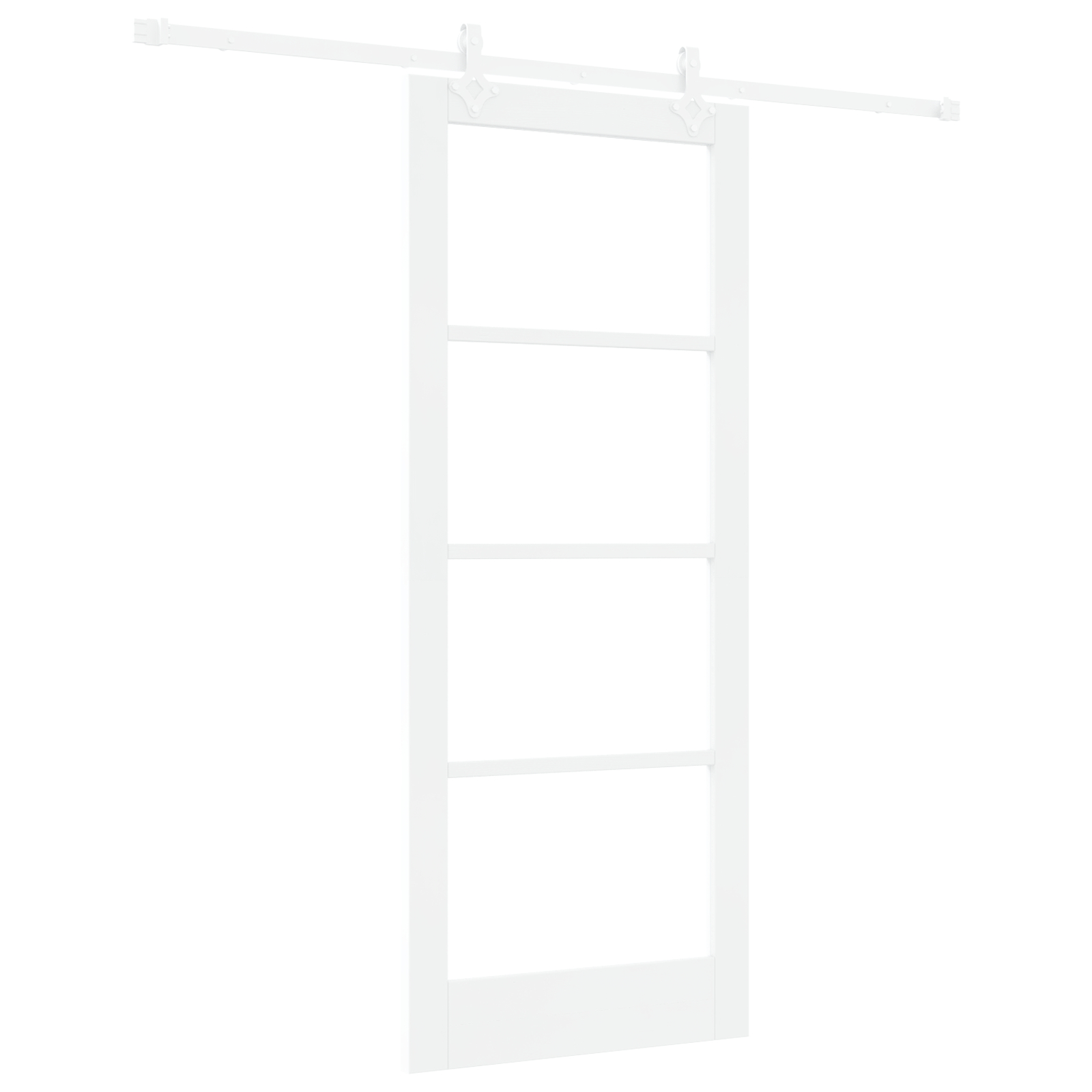 vidaXL Ușă Glisantă Manual Alb 83 x 202 cm