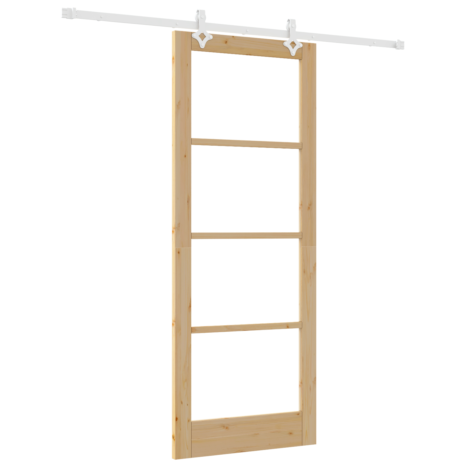 vidaXL Ușă Glisantă Manual Maro 83 x 211 cm Lemn și metal vidaXL Ușă Glisantă Manual Maro 83 x 211 cm Lemn și metal