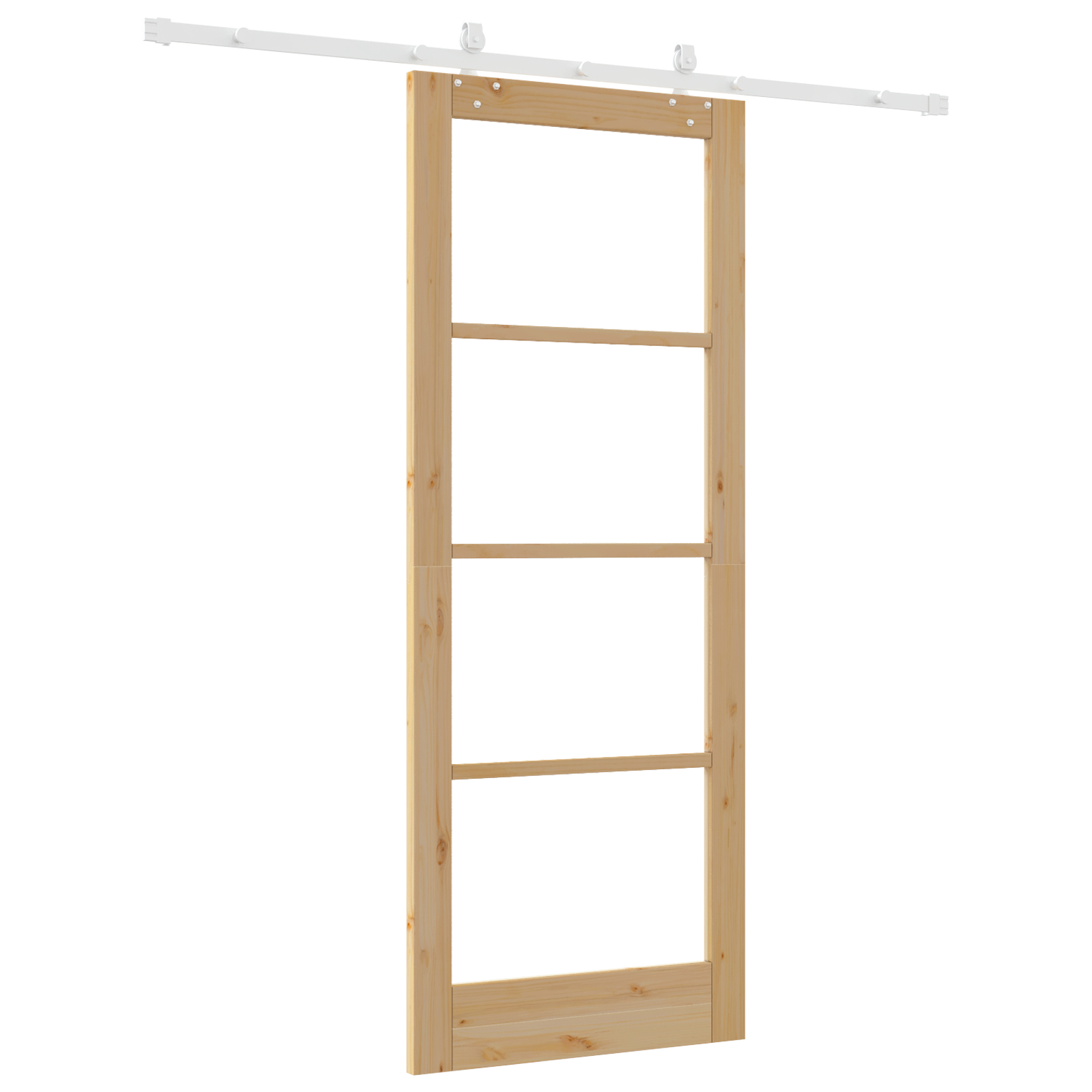 vidaXL Ușă Glisantă Manual Maro 83 x 211 cm Lemn și metal vidaXL Ușă Glisantă Manual Maro 83 x 211 cm Lemn și metal