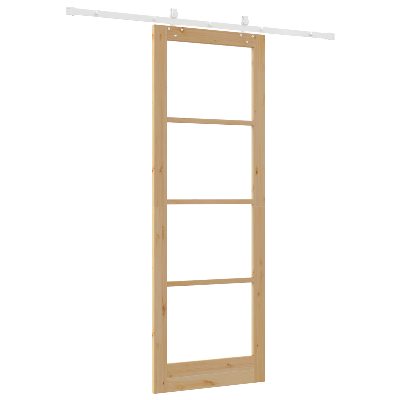 vidaXL Ușă Glisantă Manual Maro 83 x 232 cm Lemn și metal vidaXL Ușă Glisantă Manual Maro 83 x 232 cm Lemn și metal
